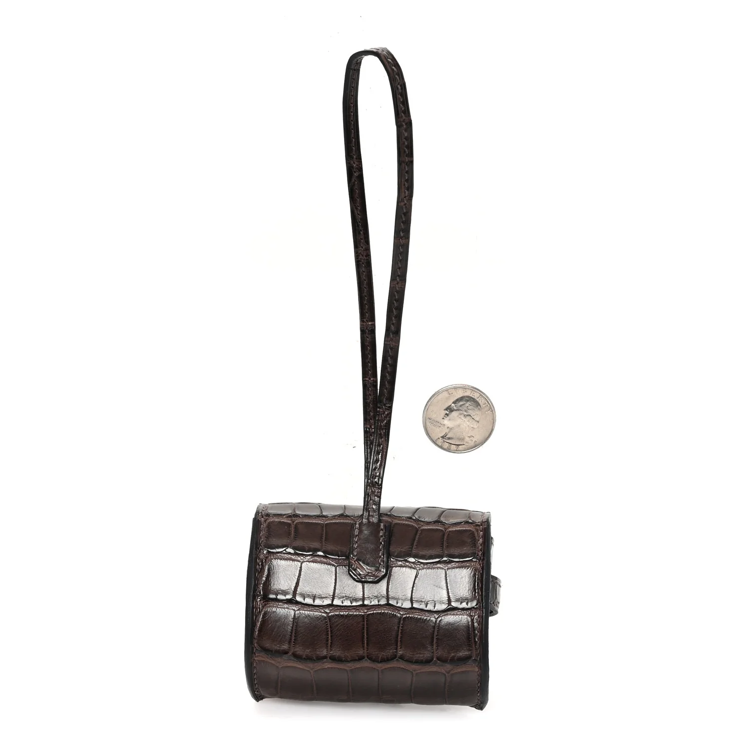 Matte Alligator Festival Kelly Bag Charm Ebene - Image 2
