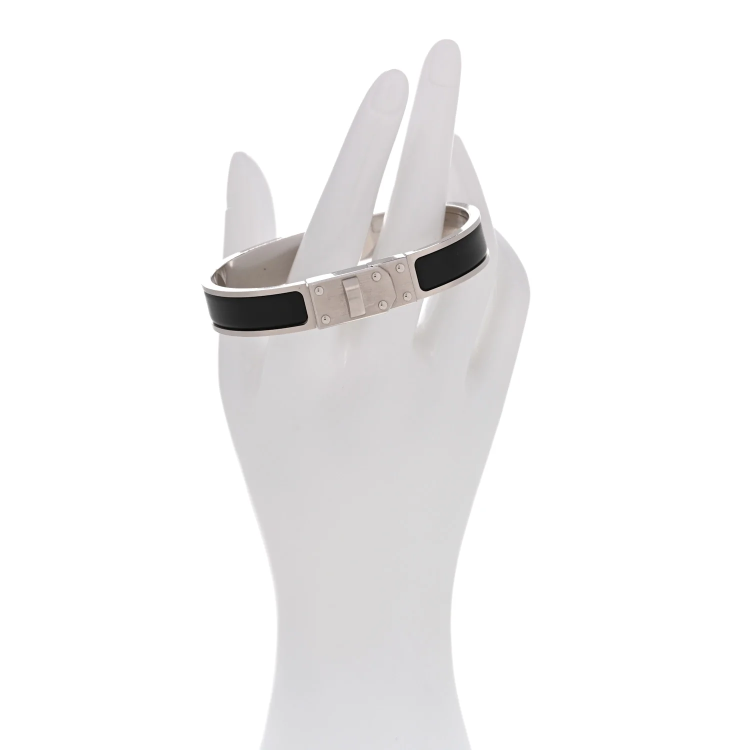 Matte Enamel Mens Kelly Bracelet T6 Black - Image 2