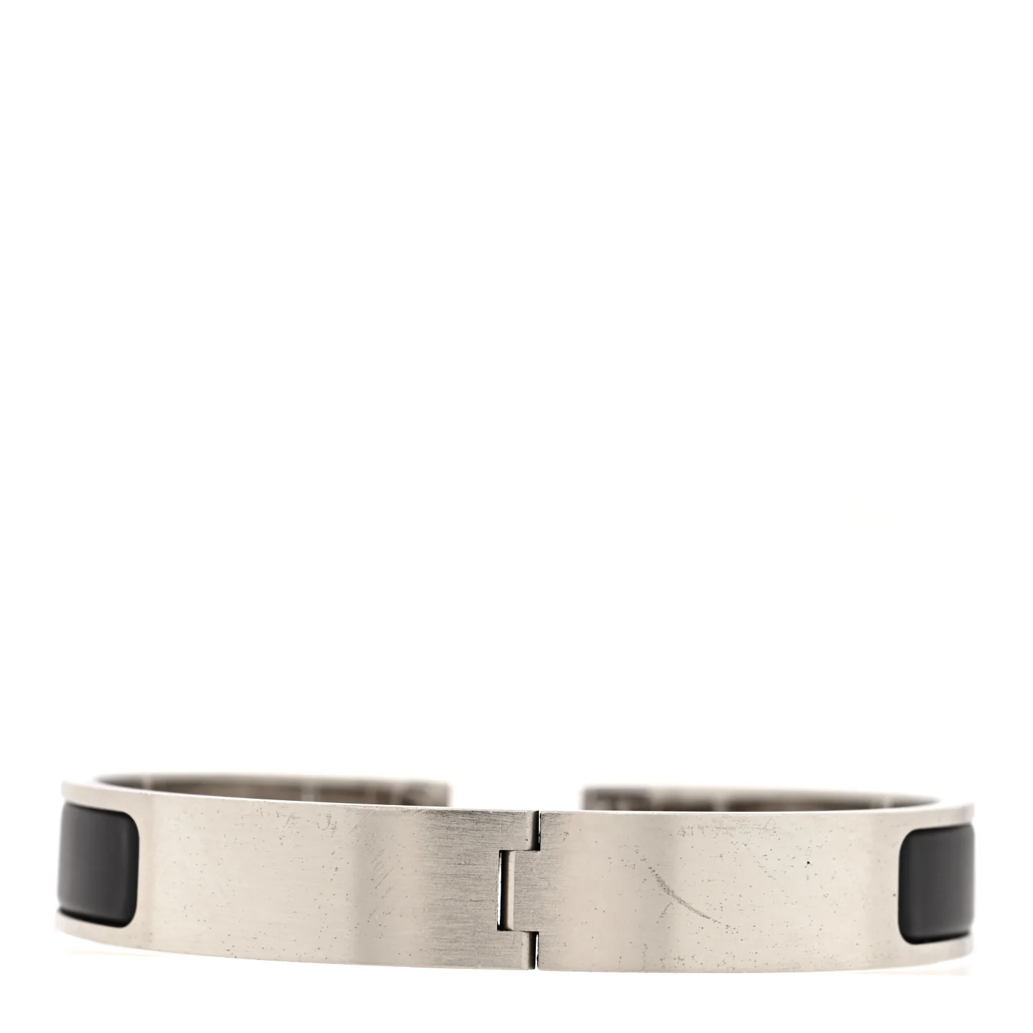 Matte Enamel Narrow Clic Clac HH Bracelet GM Black - Image 3