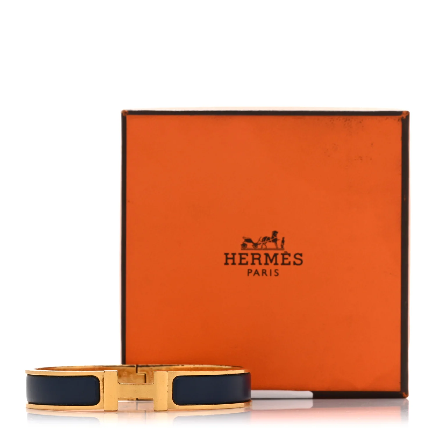 Matte Enamel Narrow Clic Clac HH Bracelet T4 Bleu Biarritz - Image 5