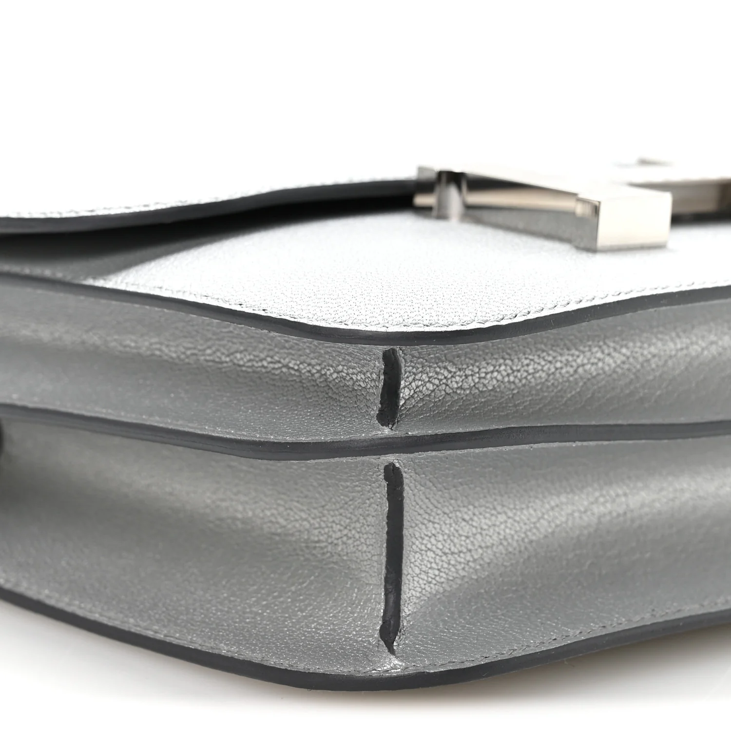 Metallic Chevre Chamkilight Constance 18 Argent - Image 9