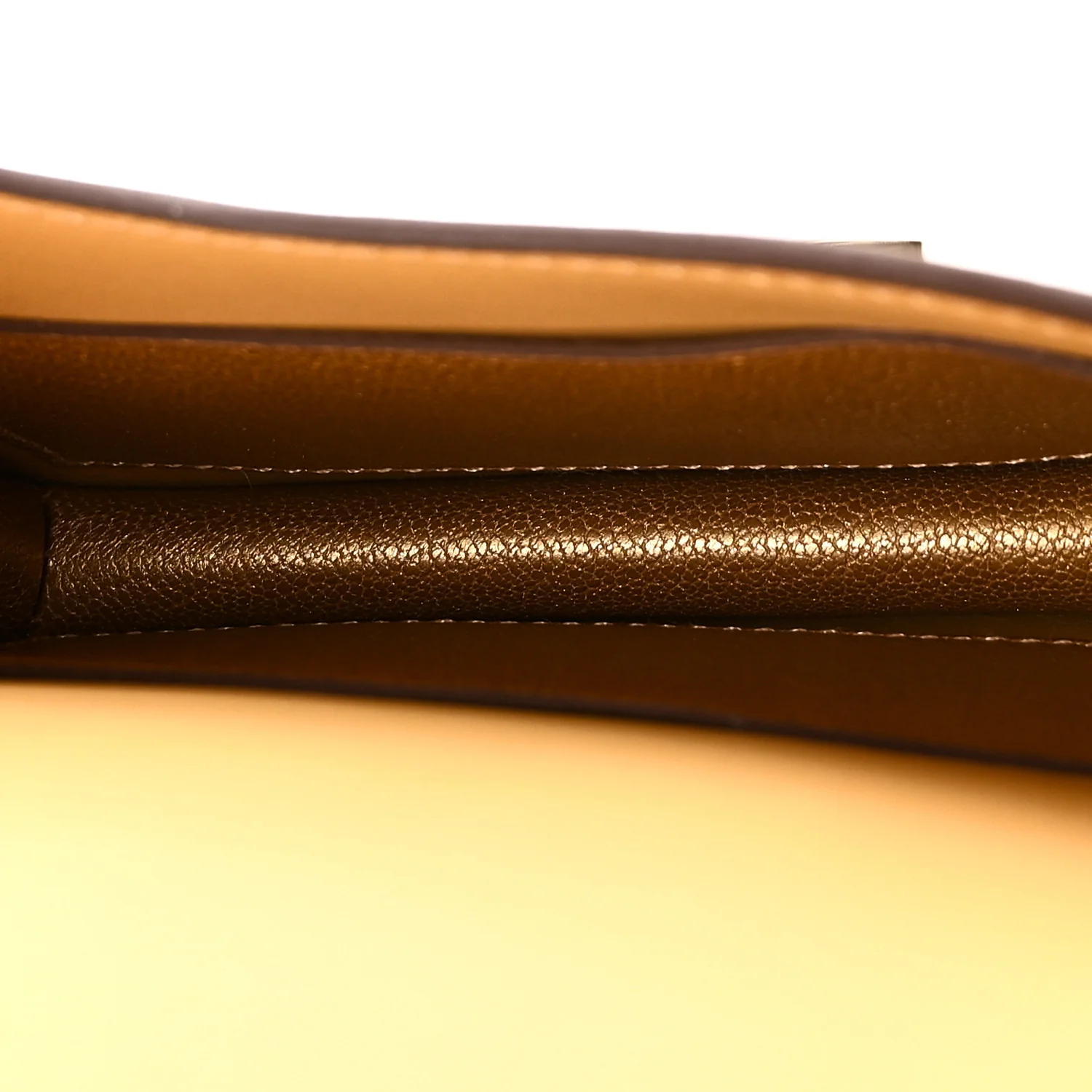 Metallic Chevre Chamkilight Constance Slim Wallet Dore - Image 6
