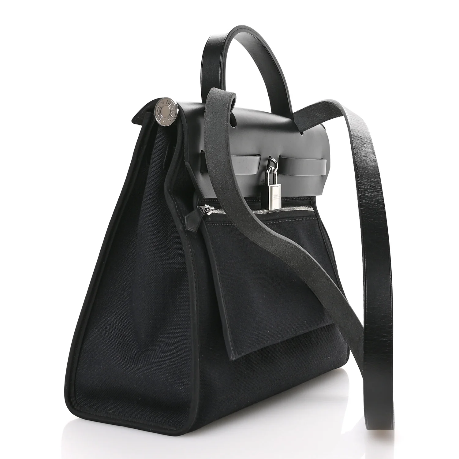 Military Toile Vache Hunter Herbag Zip PM 31 Black - Image 4