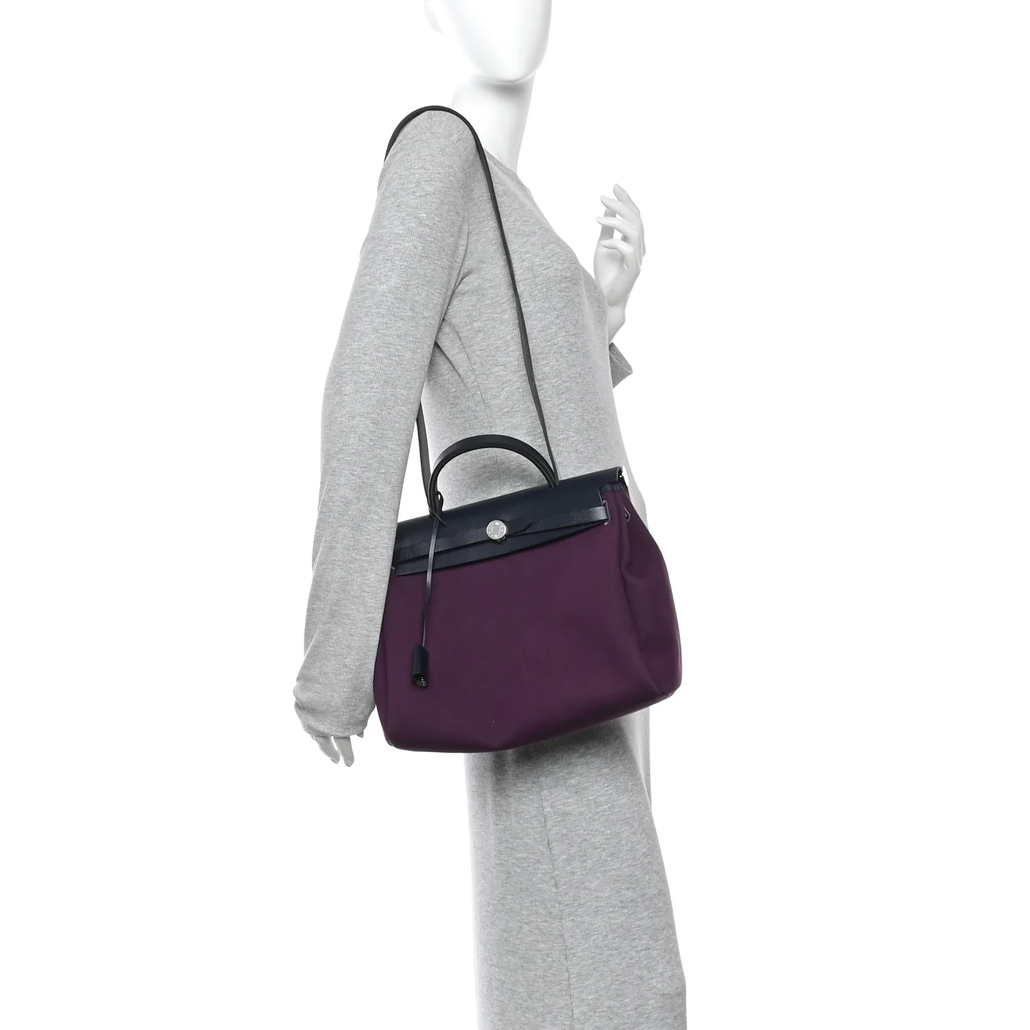 Military Toile Vache Hunter Herbag Zip PM 31 Cassis Bleu Indigo - Image 2