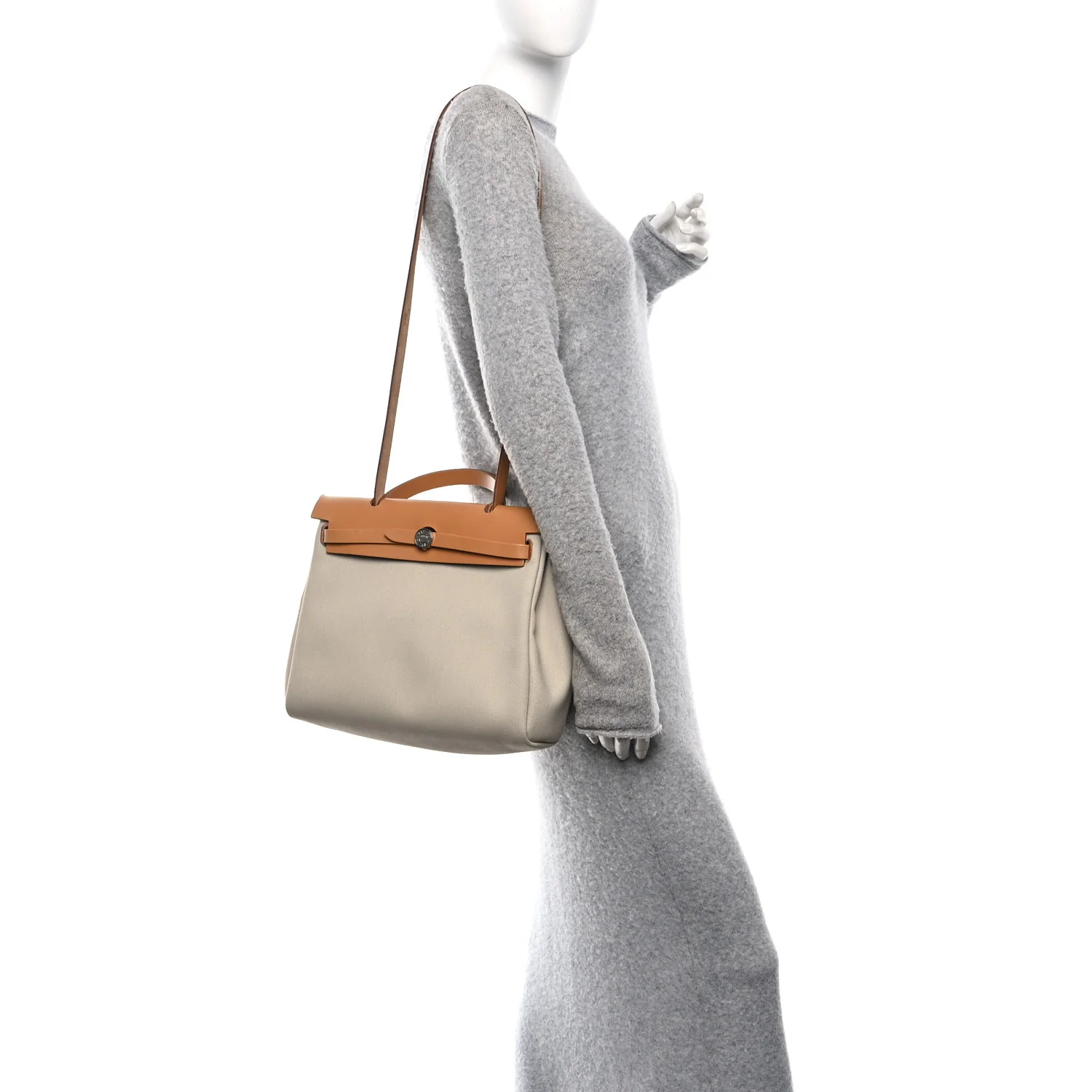 Military Toile Vache Hunter Herbag Zip Retourne 31 PM Beton Naturel - Image 2