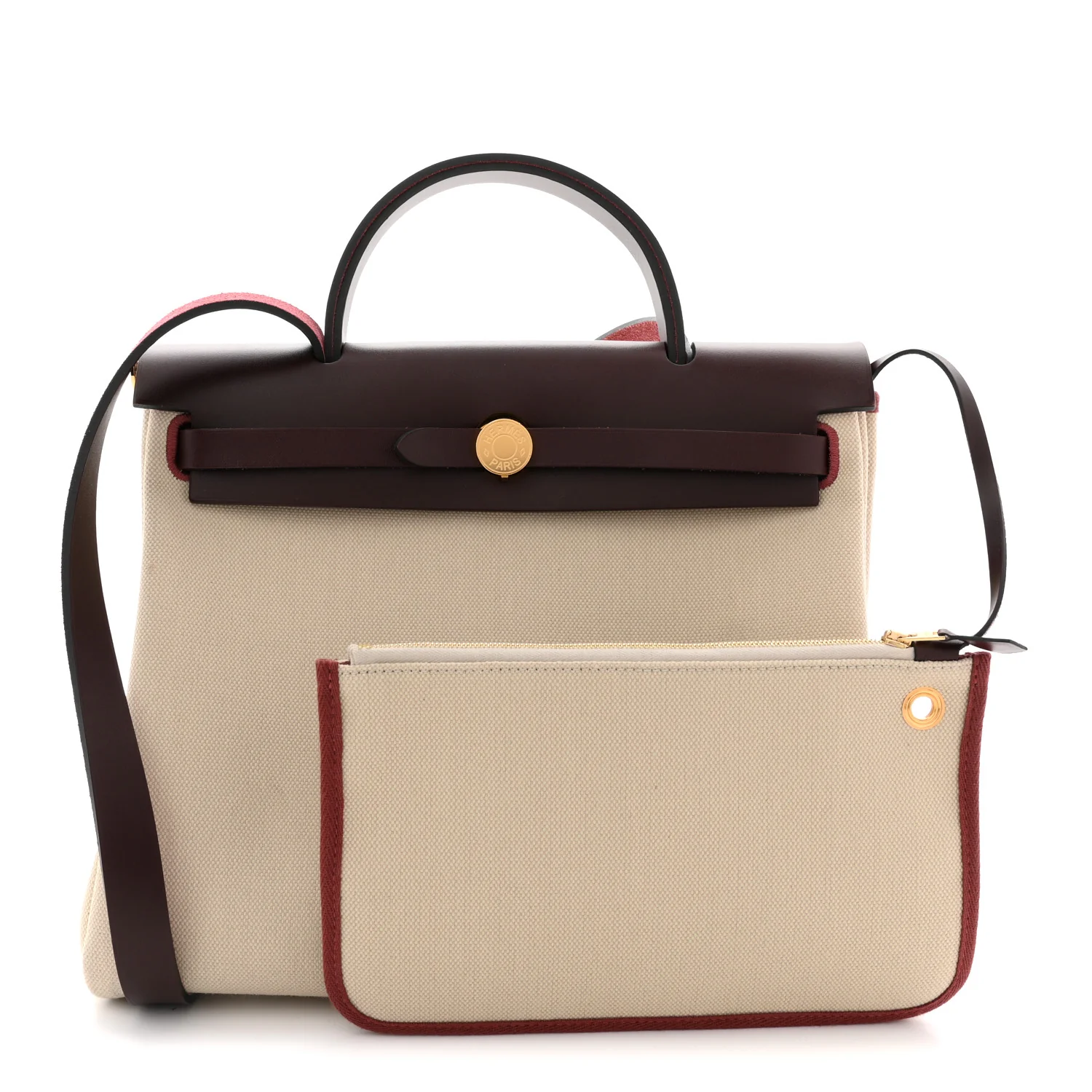 Military Toile Vache Hunter Herbag Zip Retourne 31 PM Beton Rouge Sellier - Image 3