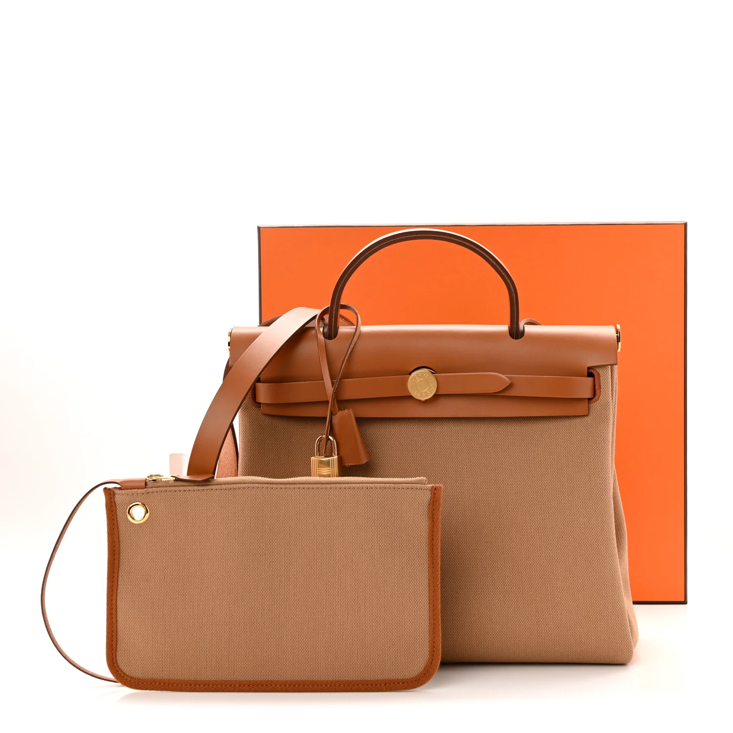 Military Toile Vache Hunter Herbag Zip Retourne 31 PM Chai Fauve - Image 12