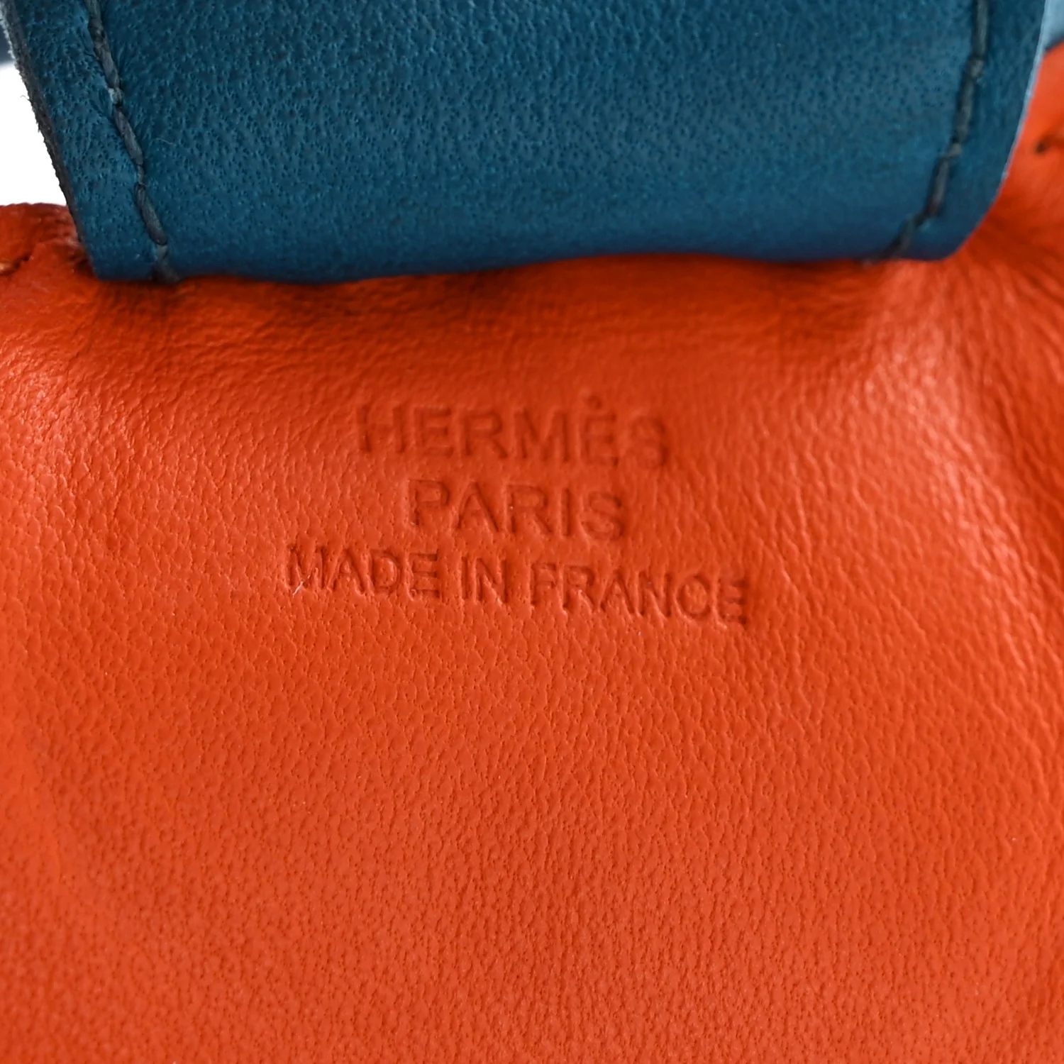 Milo Lambskin Grigri Rodeo Horse Bag Charm MM Feu Celeste Bleu Izmir - Image 3
