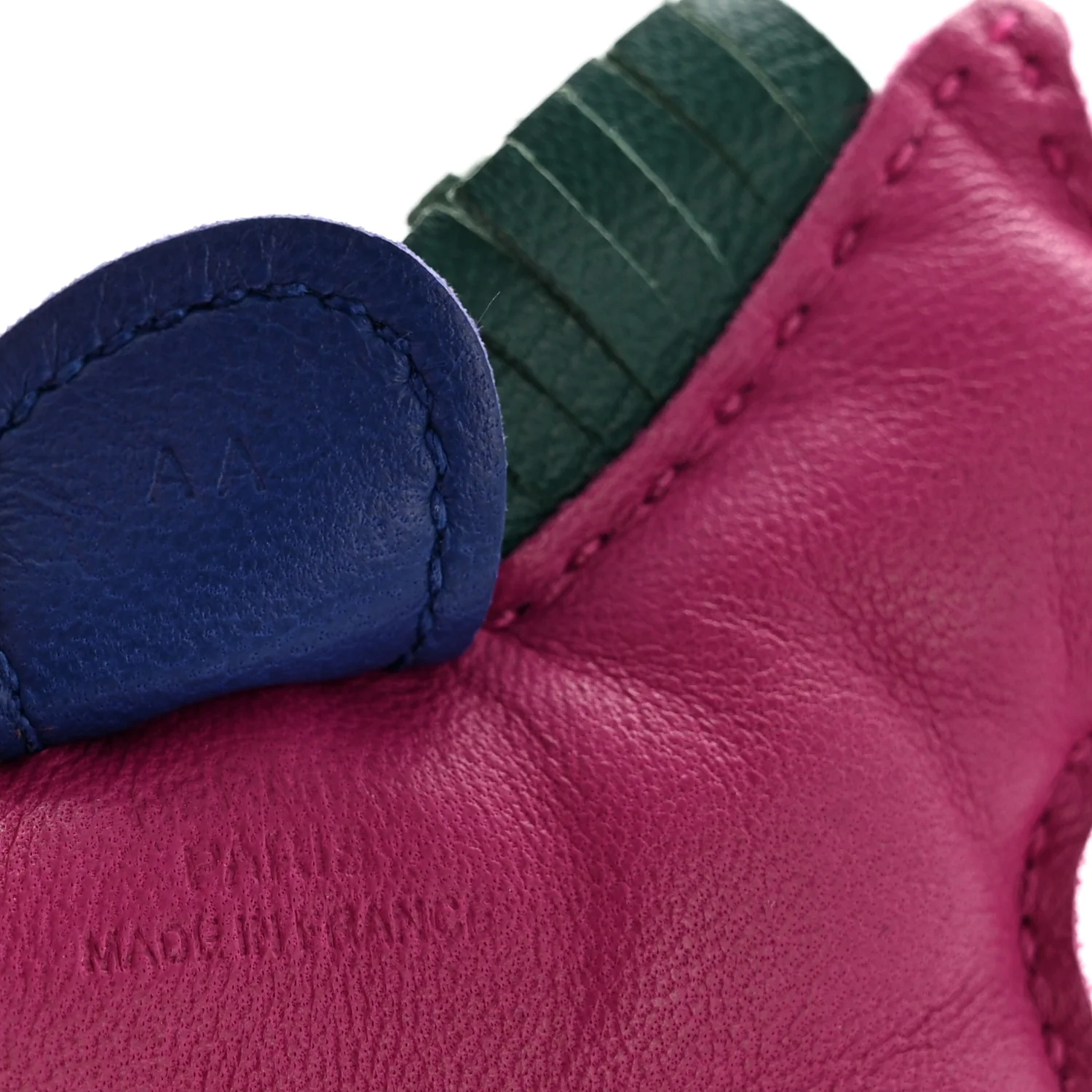 Milo Lambskin Grigri Rodeo Horse Bag Charm PM Rose Pourpre Bleu Electrique Malachite - Image 3