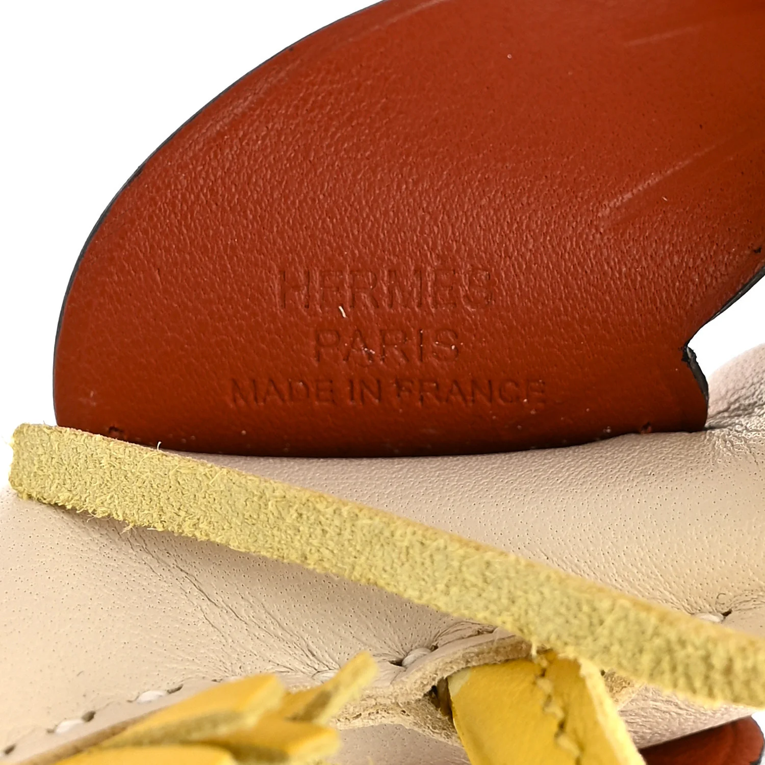 Milo Lambskin Grigri Rodeo Pegase Horse Bag Charm PM Craie Jaune de Naples Cuivre - Image 4