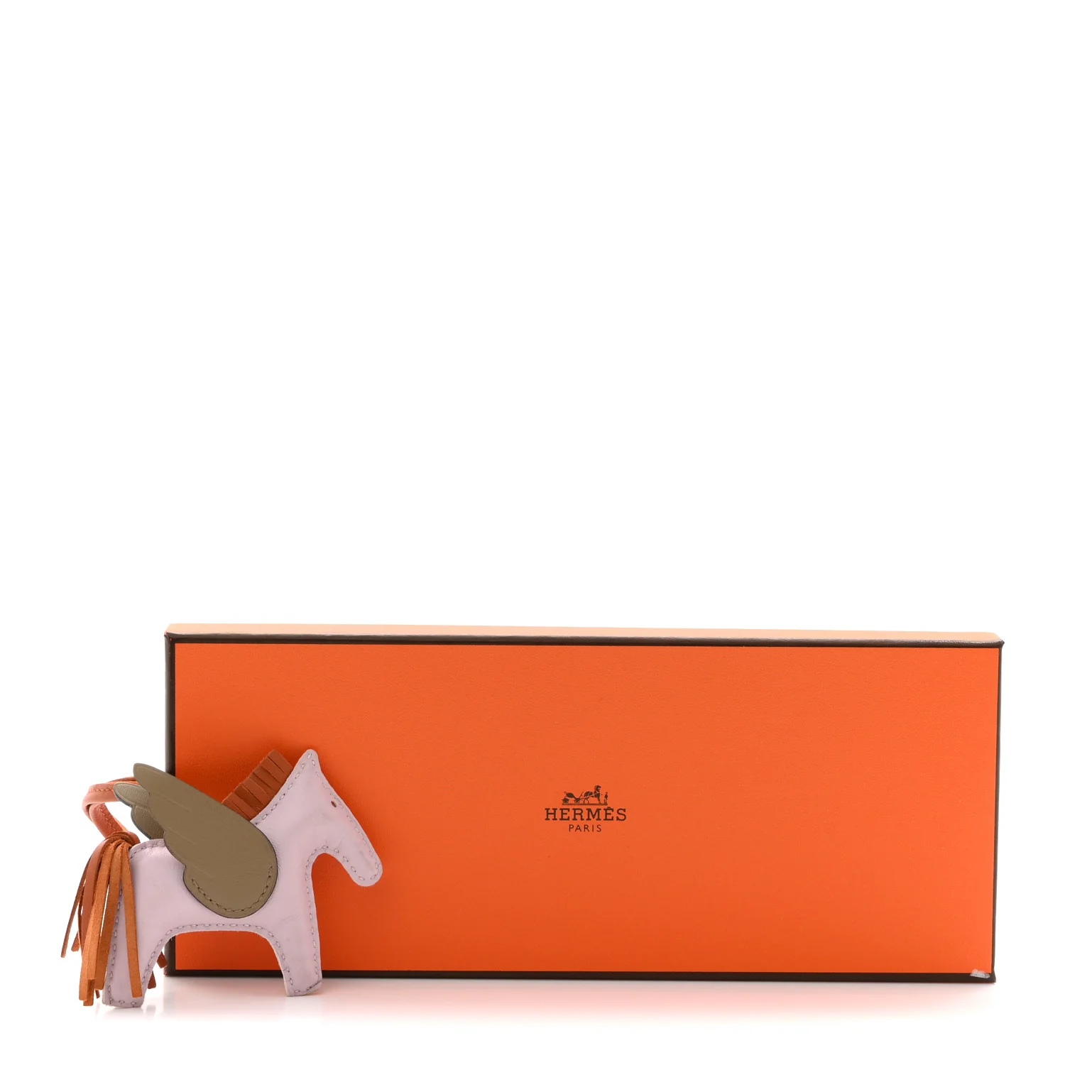 Milo Lambskin Grigri Rodeo Pegase Horse Bag Charm PM Mauve Pale Pain D'epice Beige Marfa - Image 7