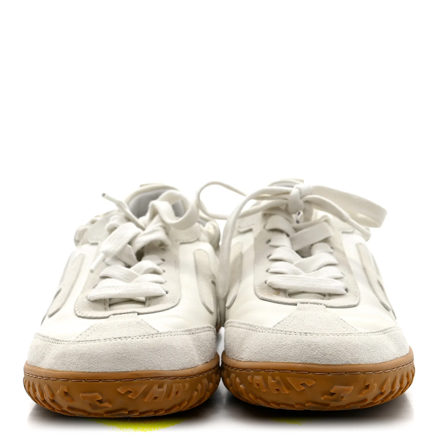 Nappa Suede Goatskin Jet Sneakers 36.5 White - Image 2