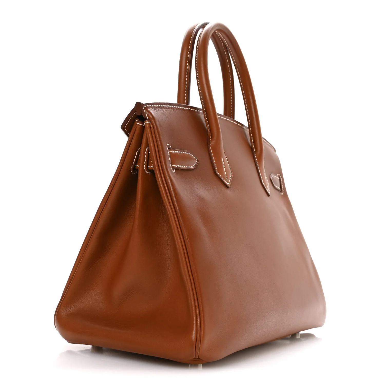 Natural Barenia Birkin 30 Fauve - Image 2