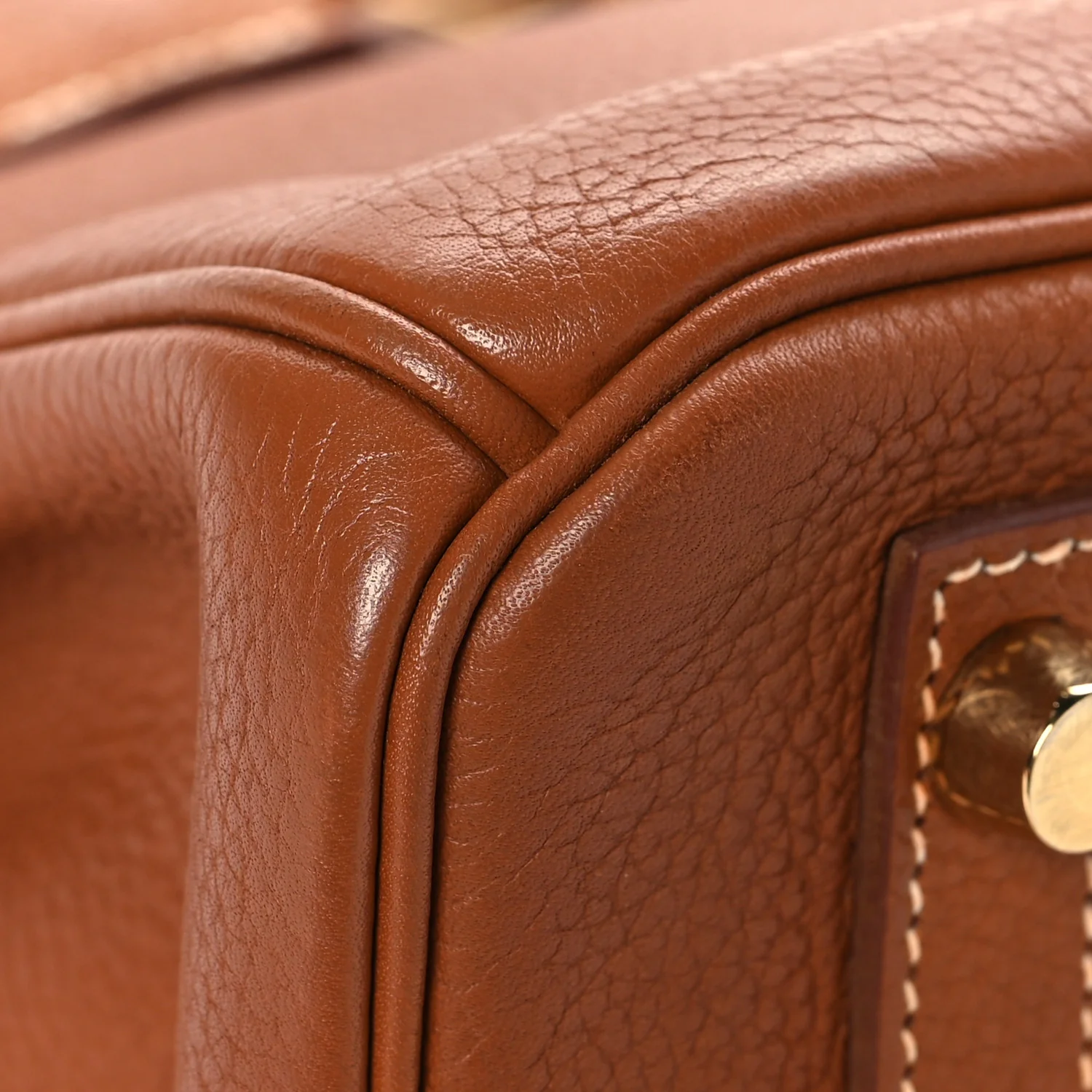 Natural Barenia Faubourg Birkin 30 Fauve - Image 9