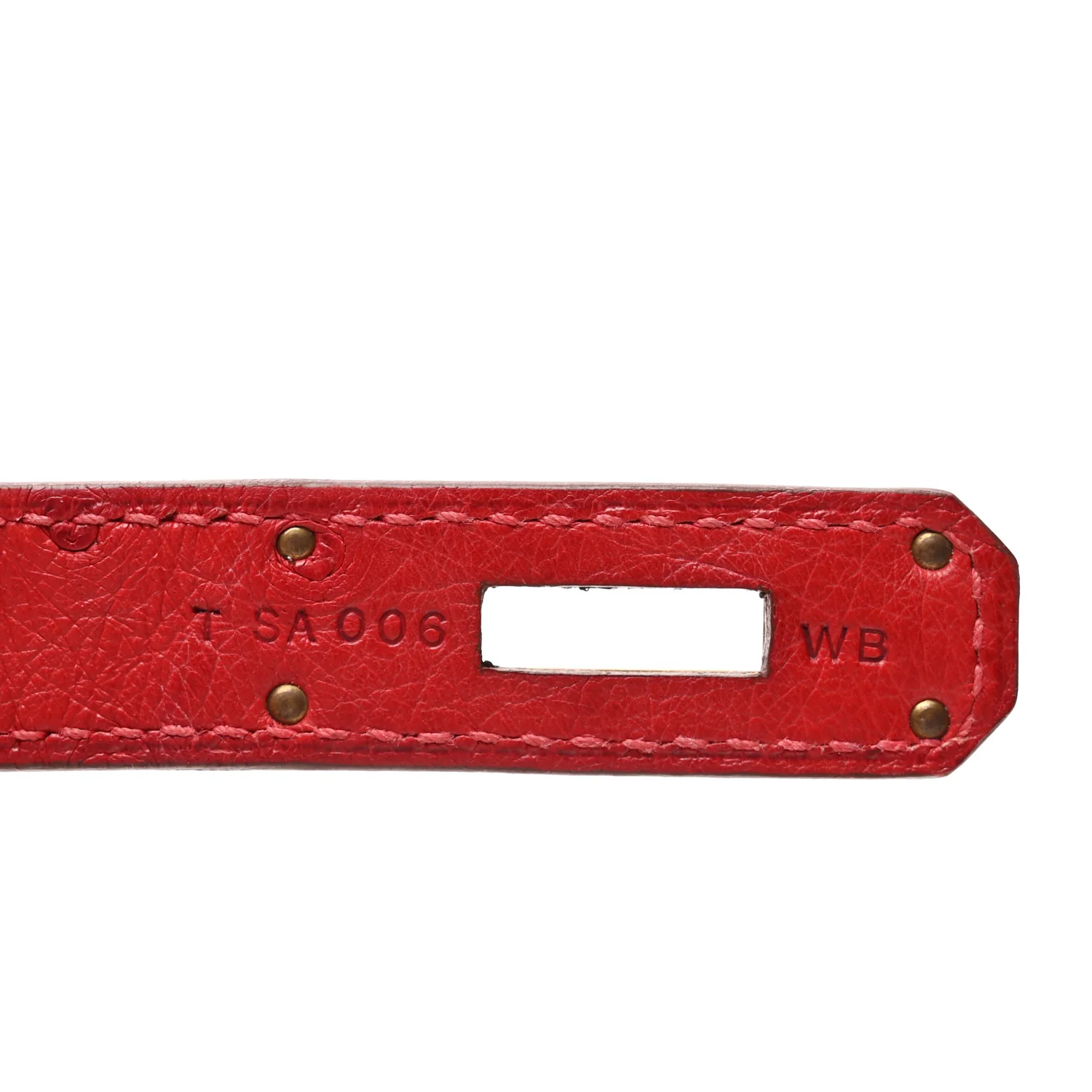 Ostrich Birkin 30 Rouge Vif - Image 7