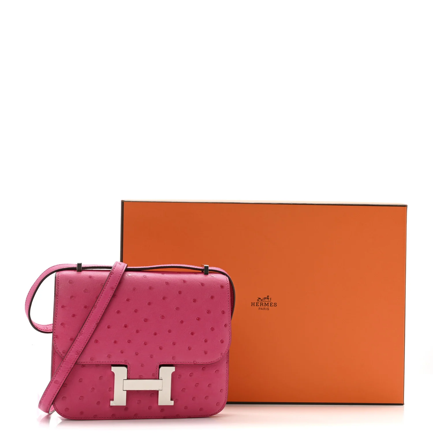 Ostrich Constance 18 Rose Tyrien - Image 10