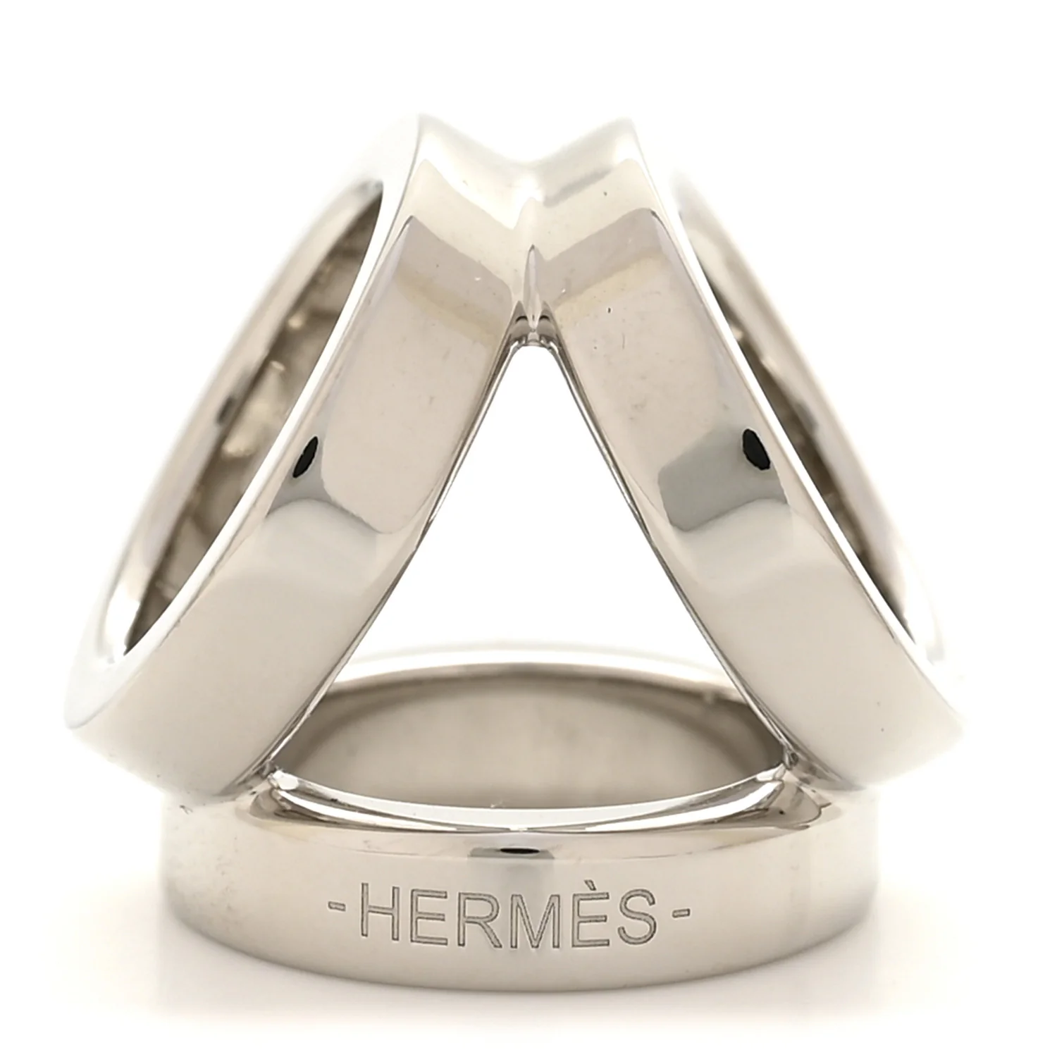 Palladium Trio Mini Scarf Ring