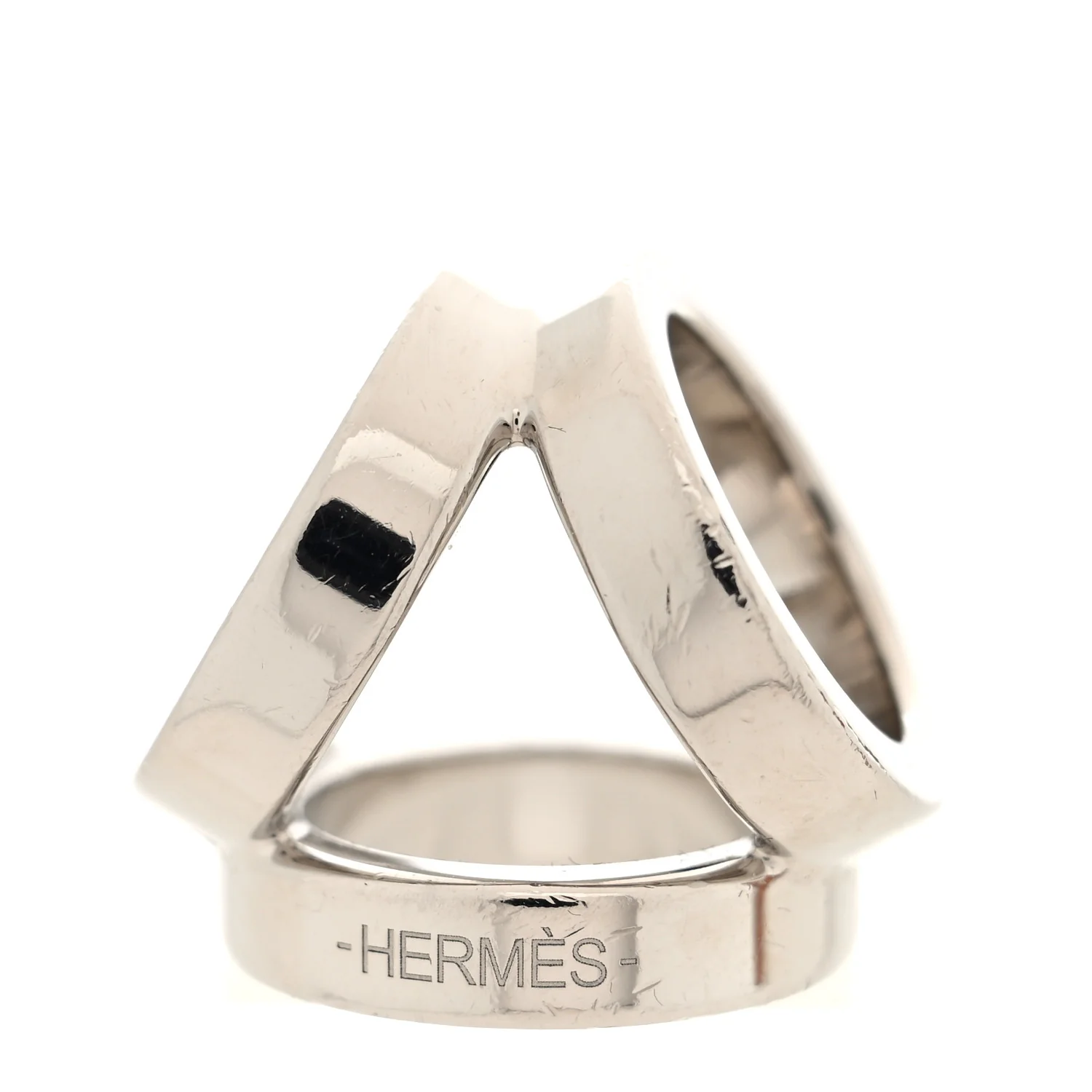 Palladium Trio Mini Scarf Ring - Image 3