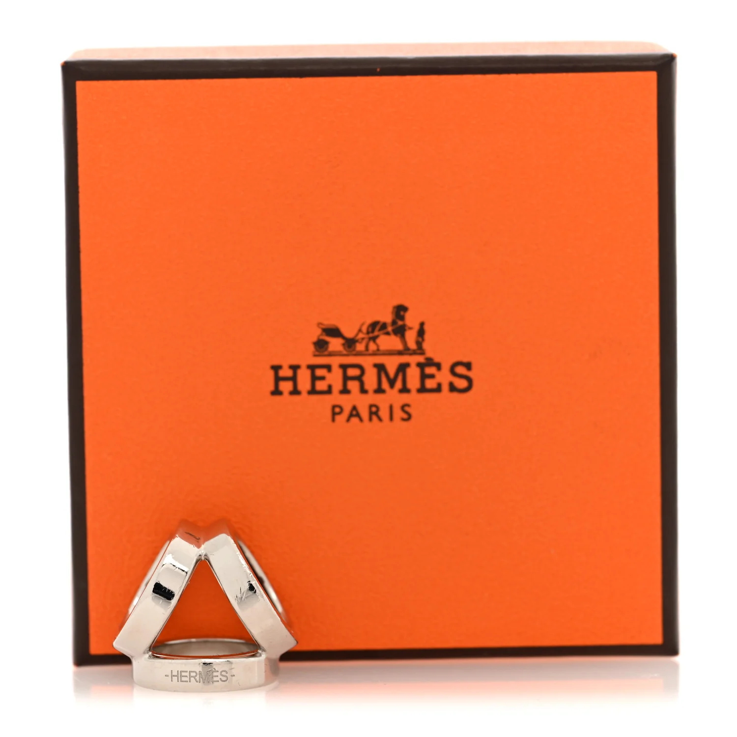 Palladium Trio Mini Scarf Ring - Image 4