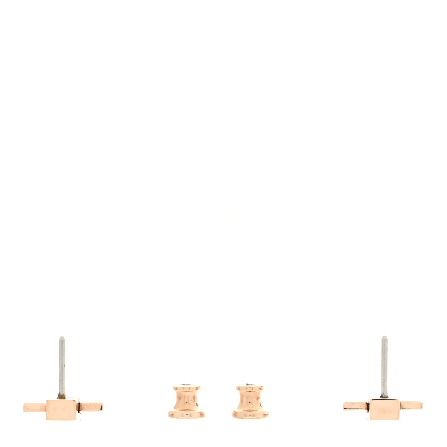 Rose Gold Lacquer Eileen Earrings Black - Image 3