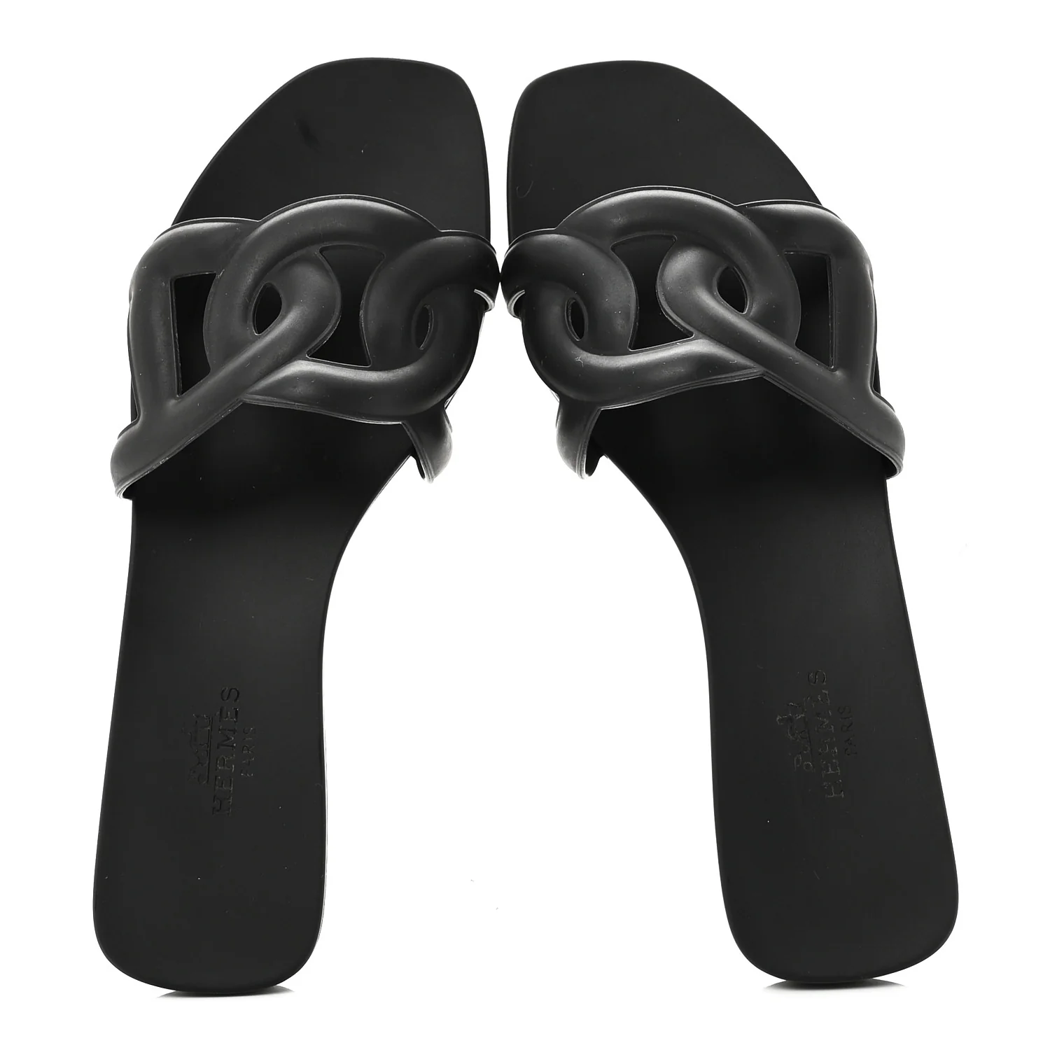 Rubber Aloha Sandals 35 Black - Image 2