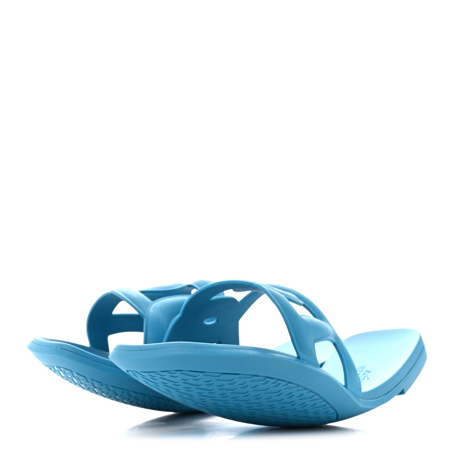 Rubber Aloha Sandals 38 Bleu Vif - Image 4