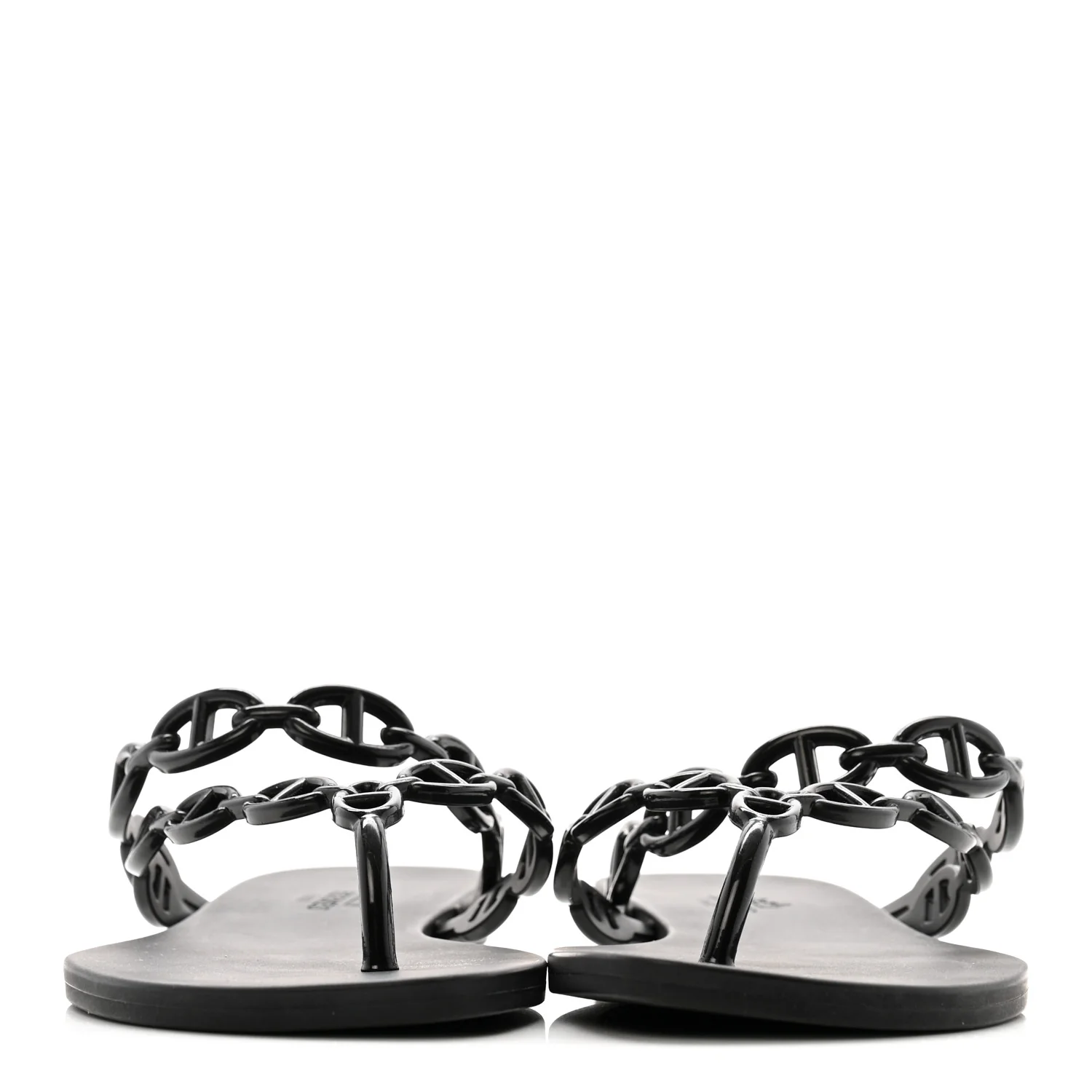 Rubber Chaine d'Ancre Island Sandals 39 Black - Image 3