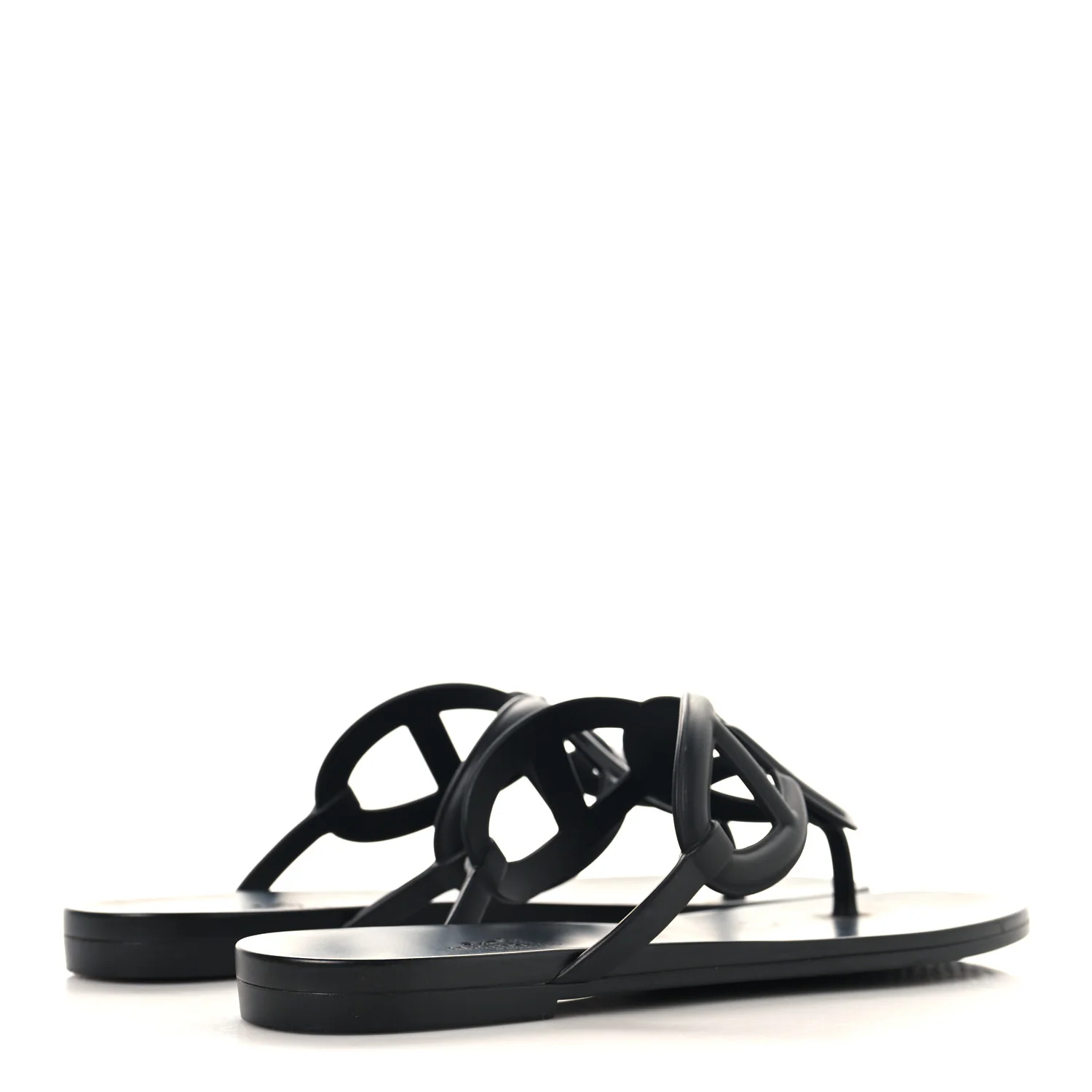 Rubber Womens Egerie Sandals 38 Black - Image 5