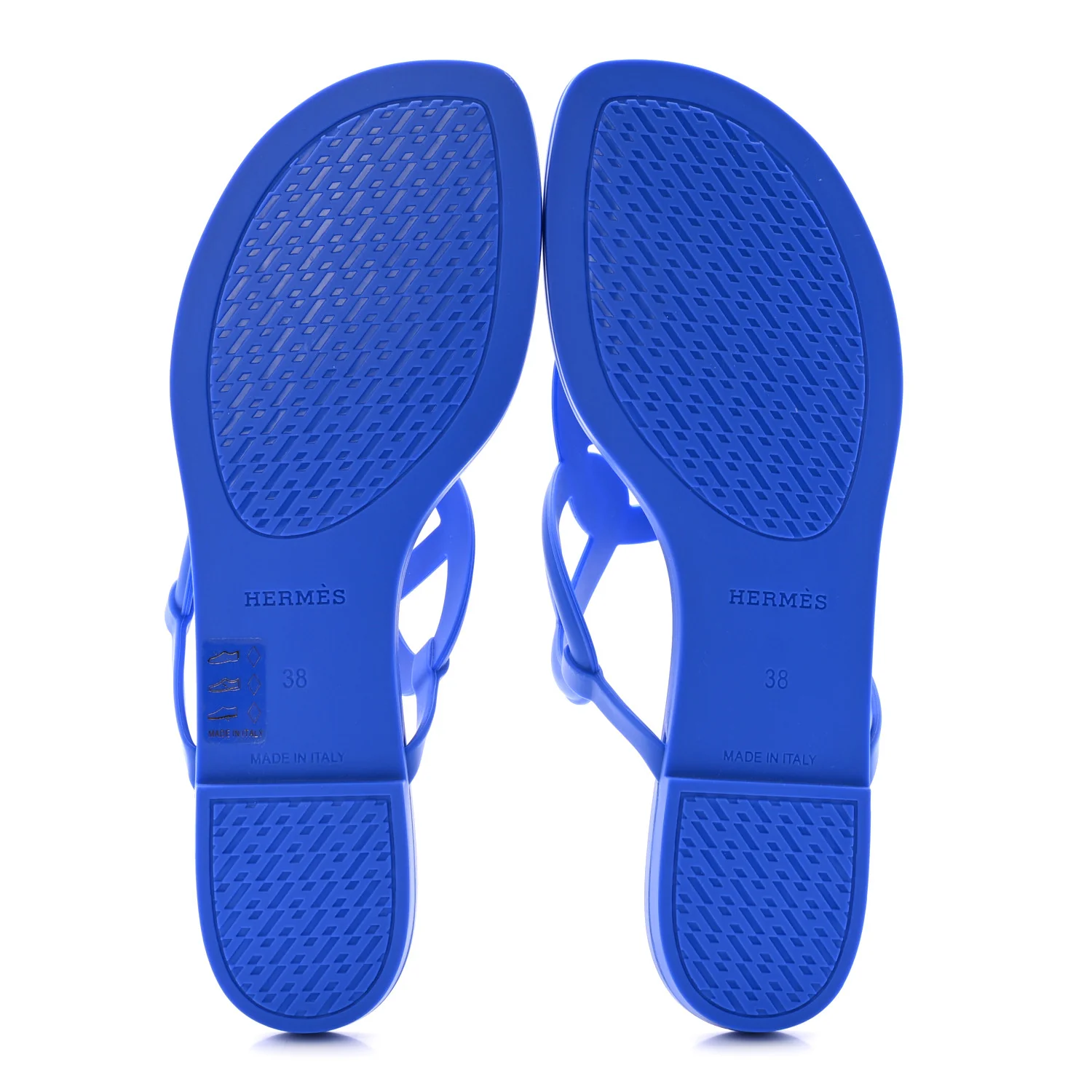 Rubber Womens Egerie Sandals 38 Bleu Outremer - Image 6