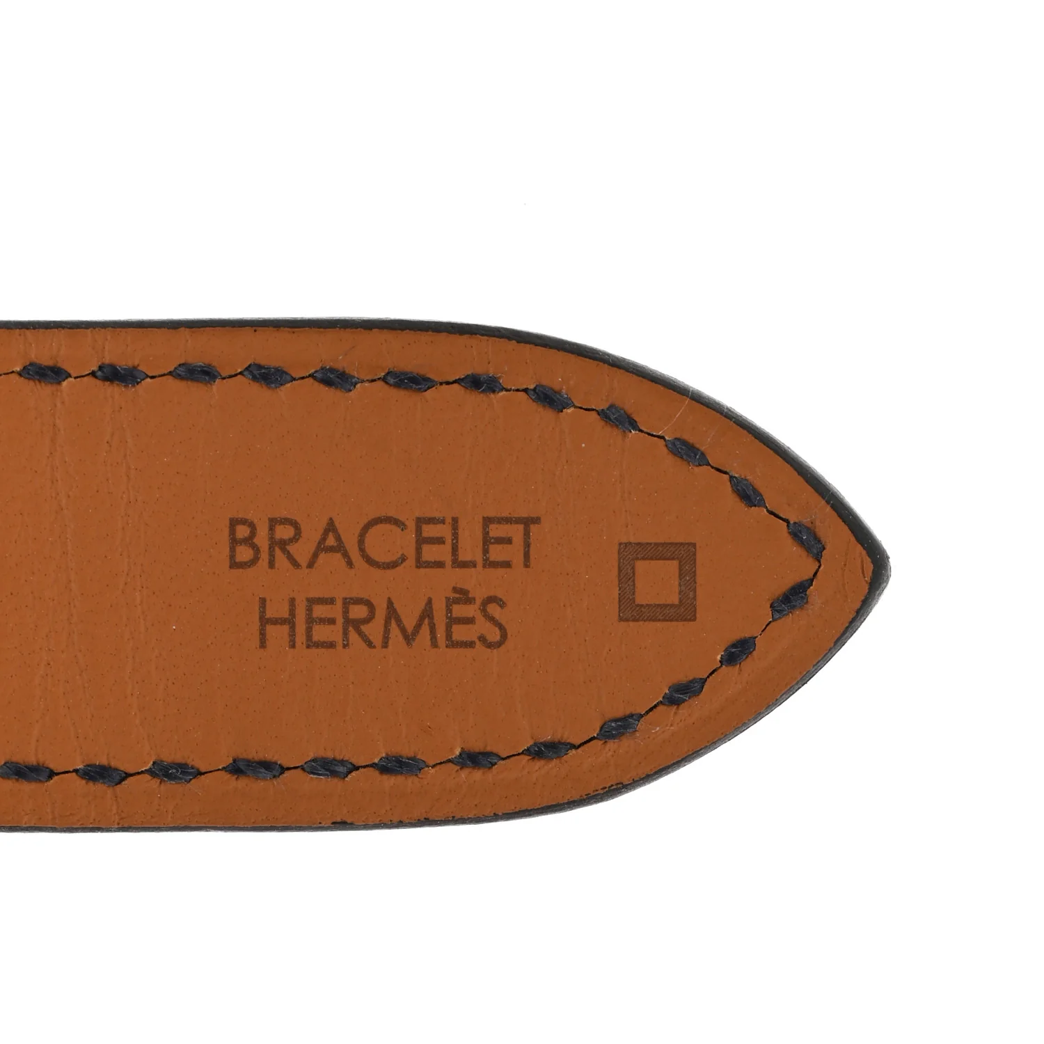 Shiny Alligator Heure H Hour Watch Strap Bleu Roi - Image 3