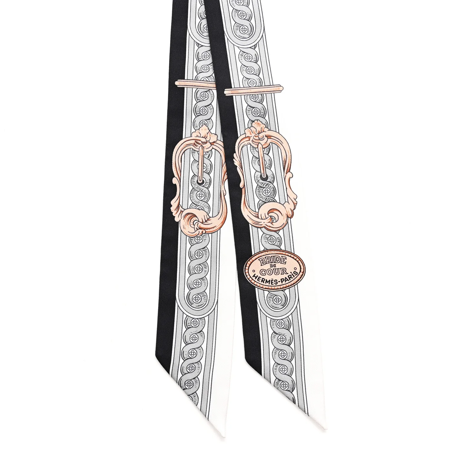 Silk Bride De Cour Twilly Black White Or Rose - Image 2