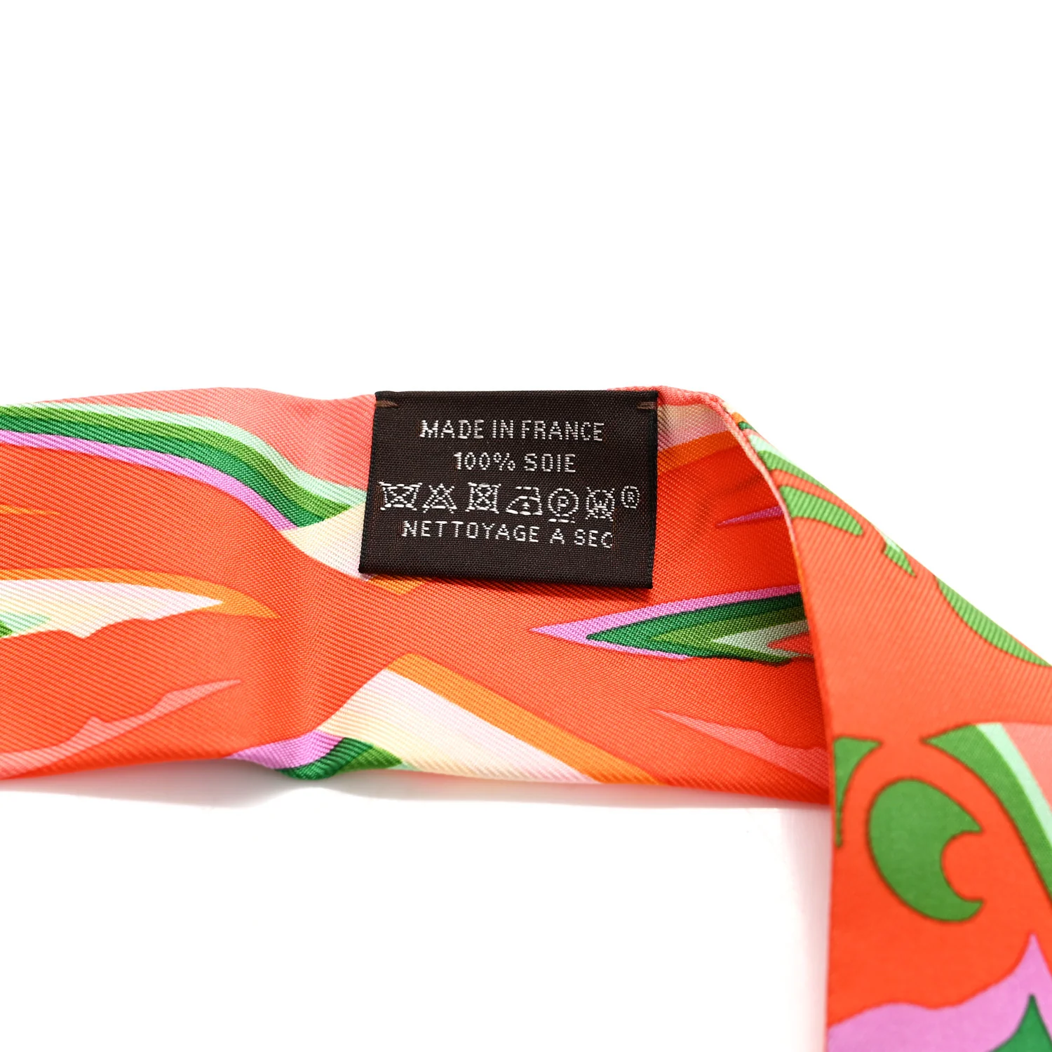 Silk Brides De Gala Shadow Twilly Orange Vert Corail - Image 4