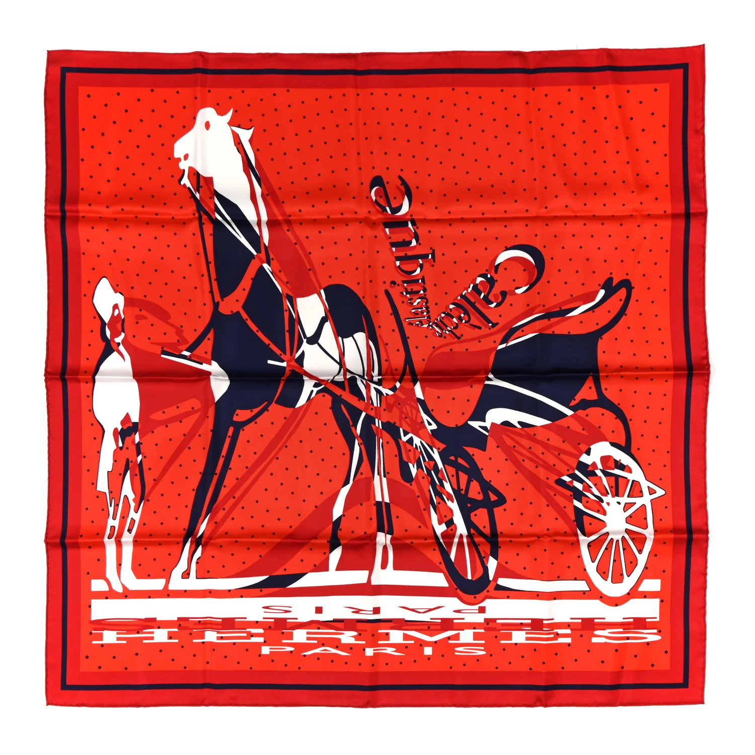 Silk Caleche Elastique Scarf 90