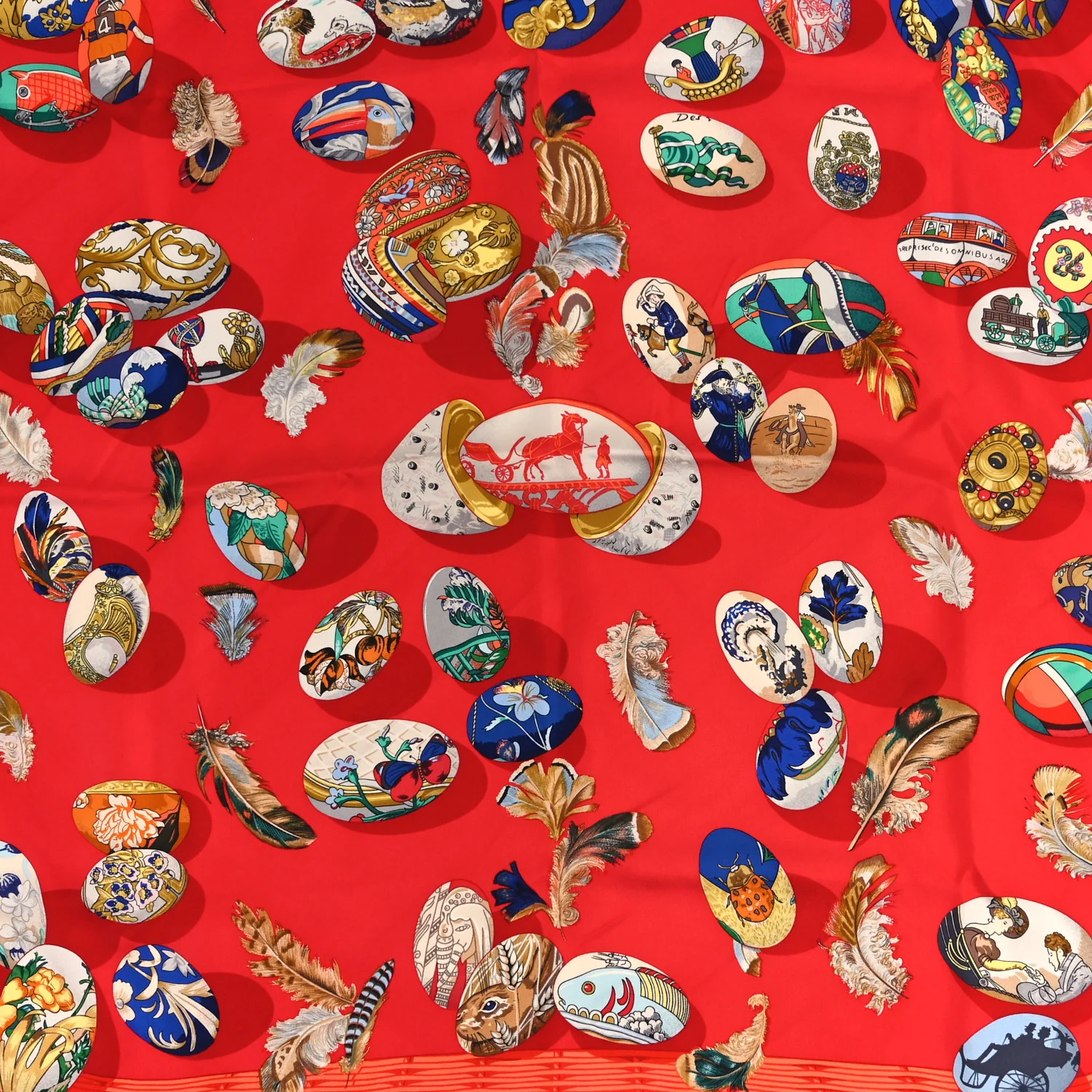 Silk Couvee d'Hermes Scarf 90 - Image 2