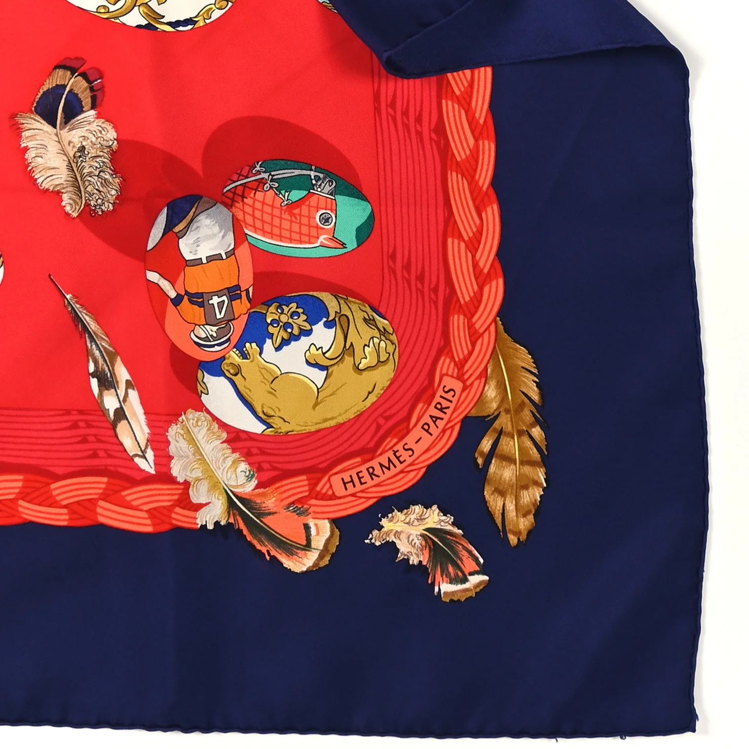 Silk Couvee d'Hermes Scarf 90 - Image 4
