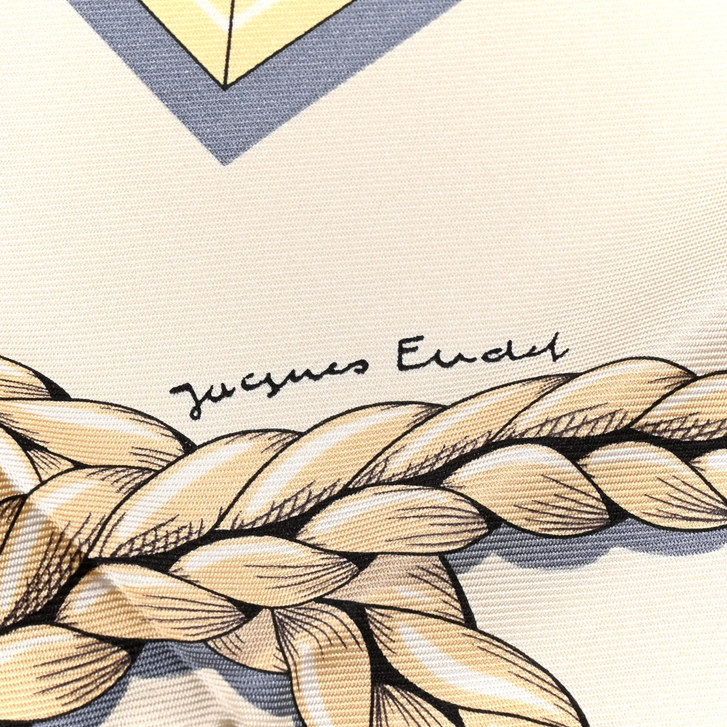 Silk Grand Apparat Forever Scarf 90 Creme Gold Multicolore - Image 5