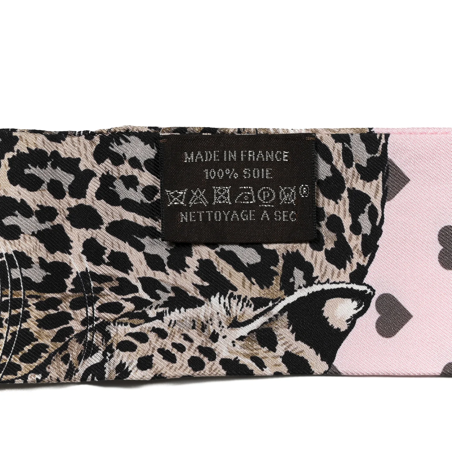 Silk Jungle Love Love Twilly Rose Pale Etoupe - Image 3