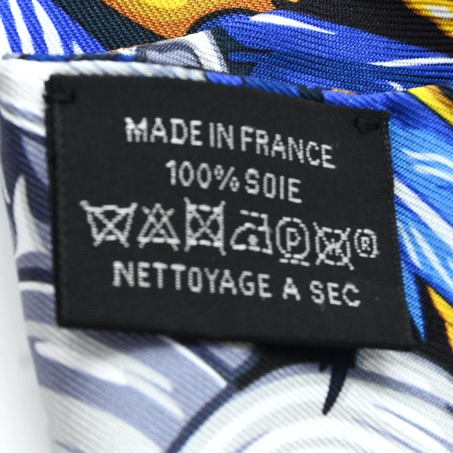 Silk La Danse Pacifique Twilly Bleu Nuit Jaune Vif - Image 3