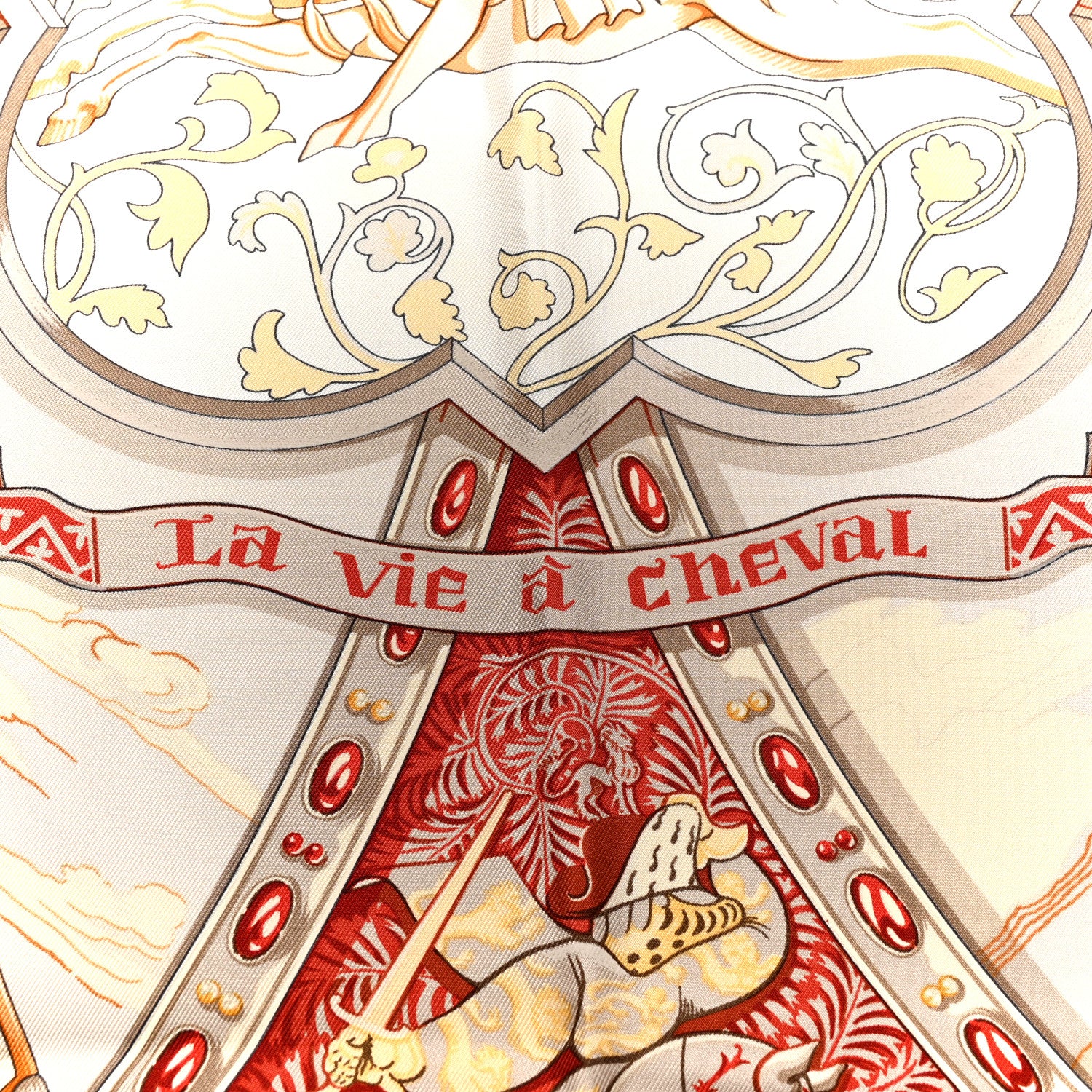 Silk La Vie A Cheval Scarf 90 - Image 5