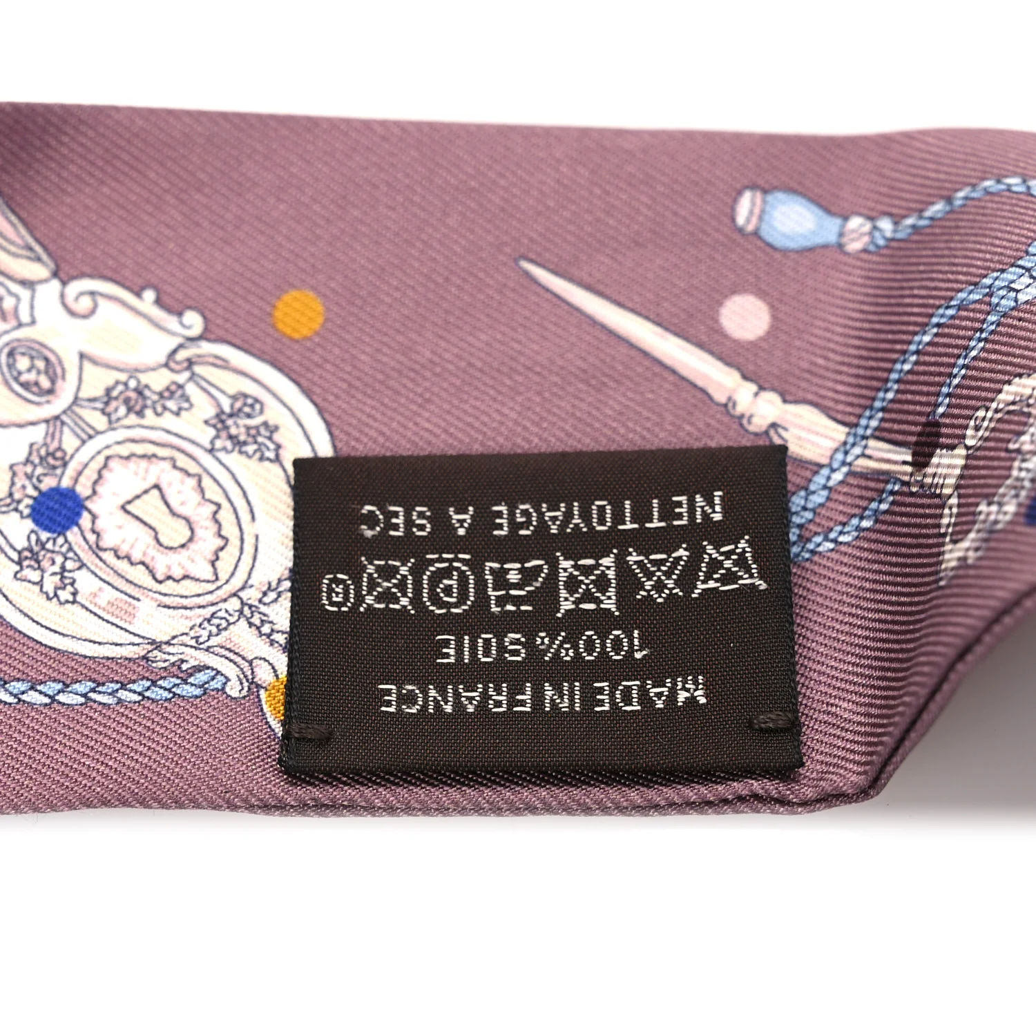 Silk Les Cles A Pois Twilly Marron Glace Gris - Image 4