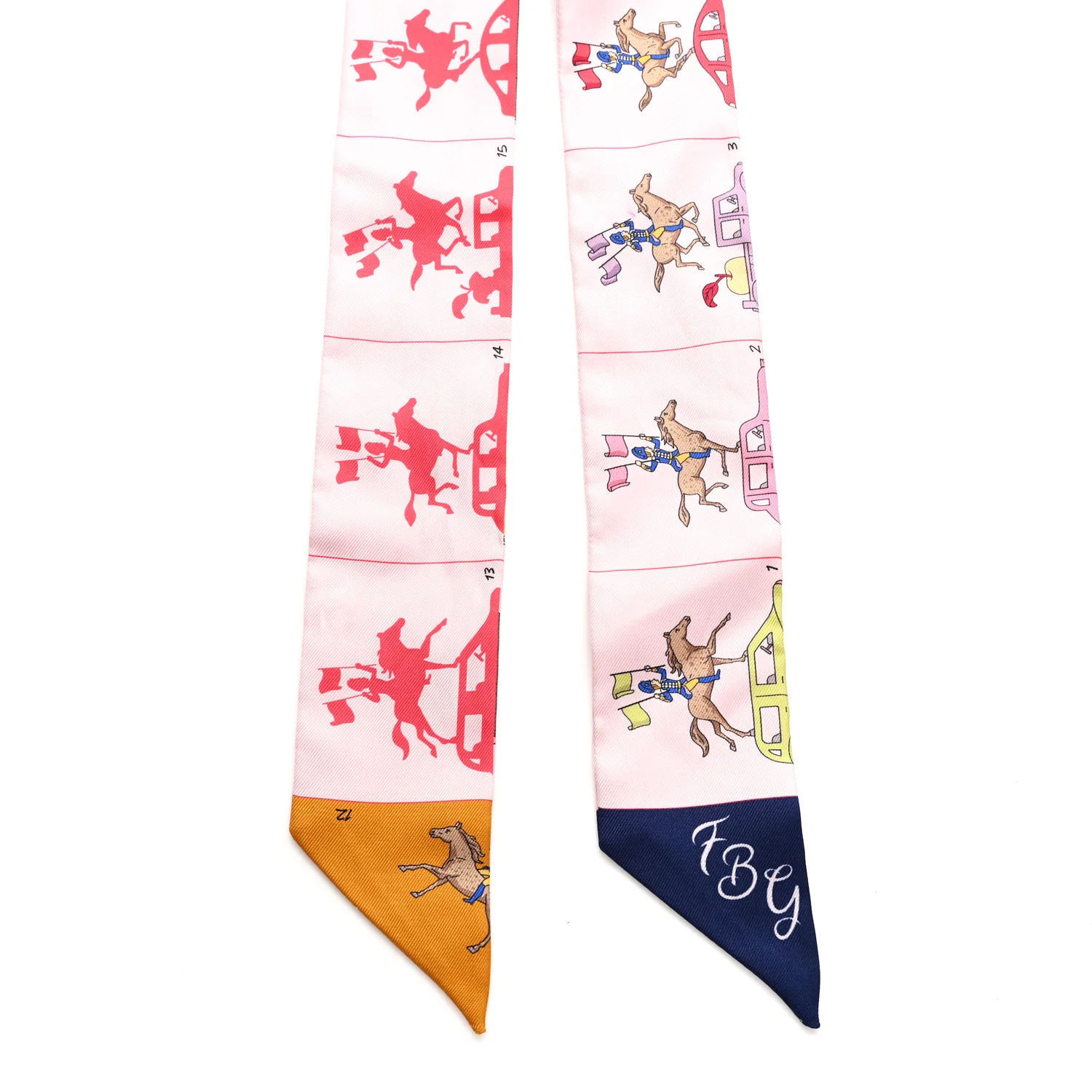 Silk Parade CG Twilly Rose Pale Marine Multicolor - Image 2