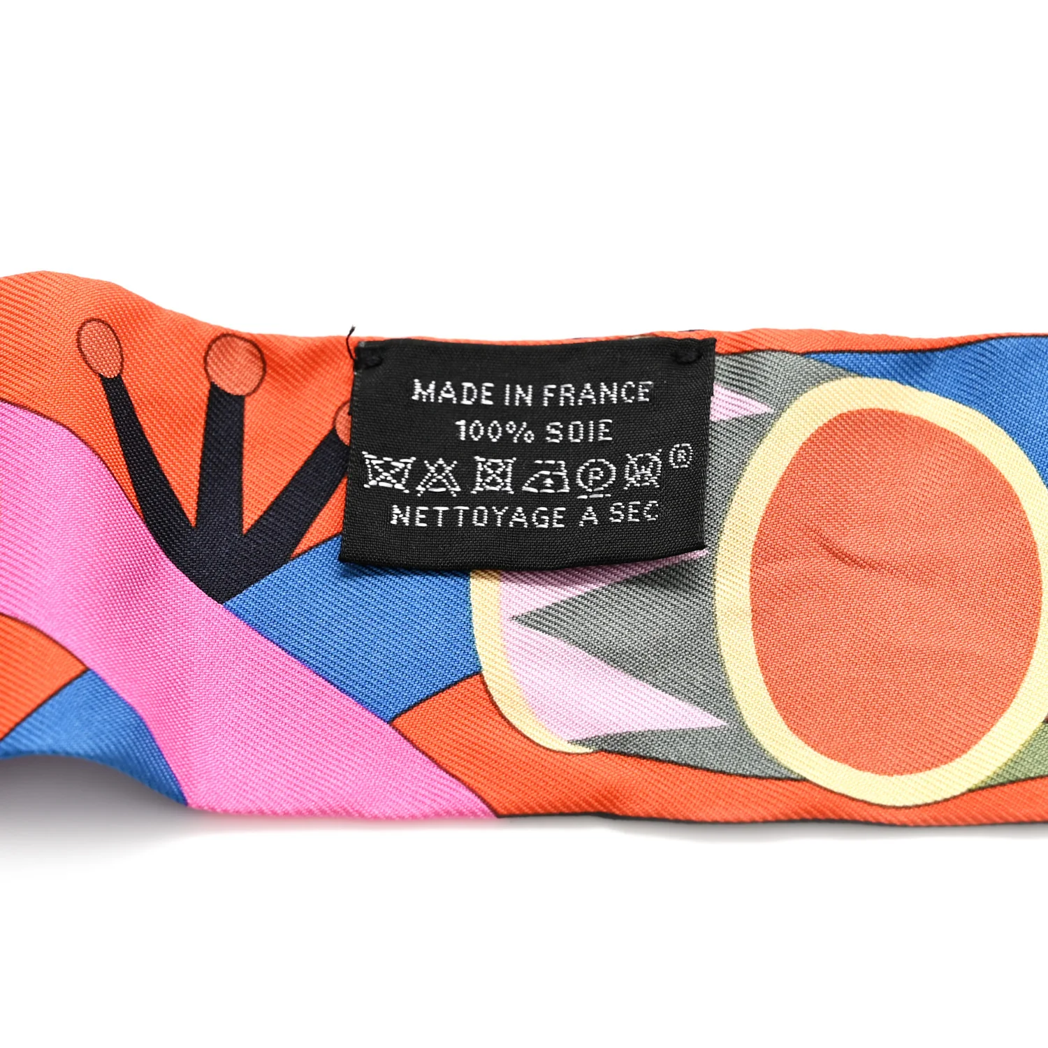 Silk Parade En Fanfare Twilly Bois de Rose Brun Miel - Image 4