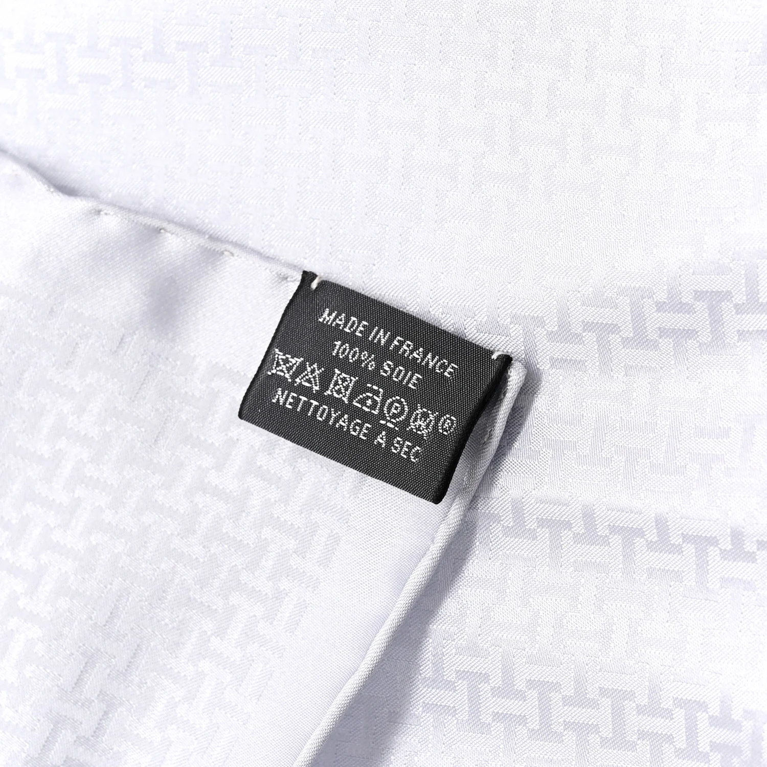 Silk Pongee Upside Down Pocket Square - Image 3
