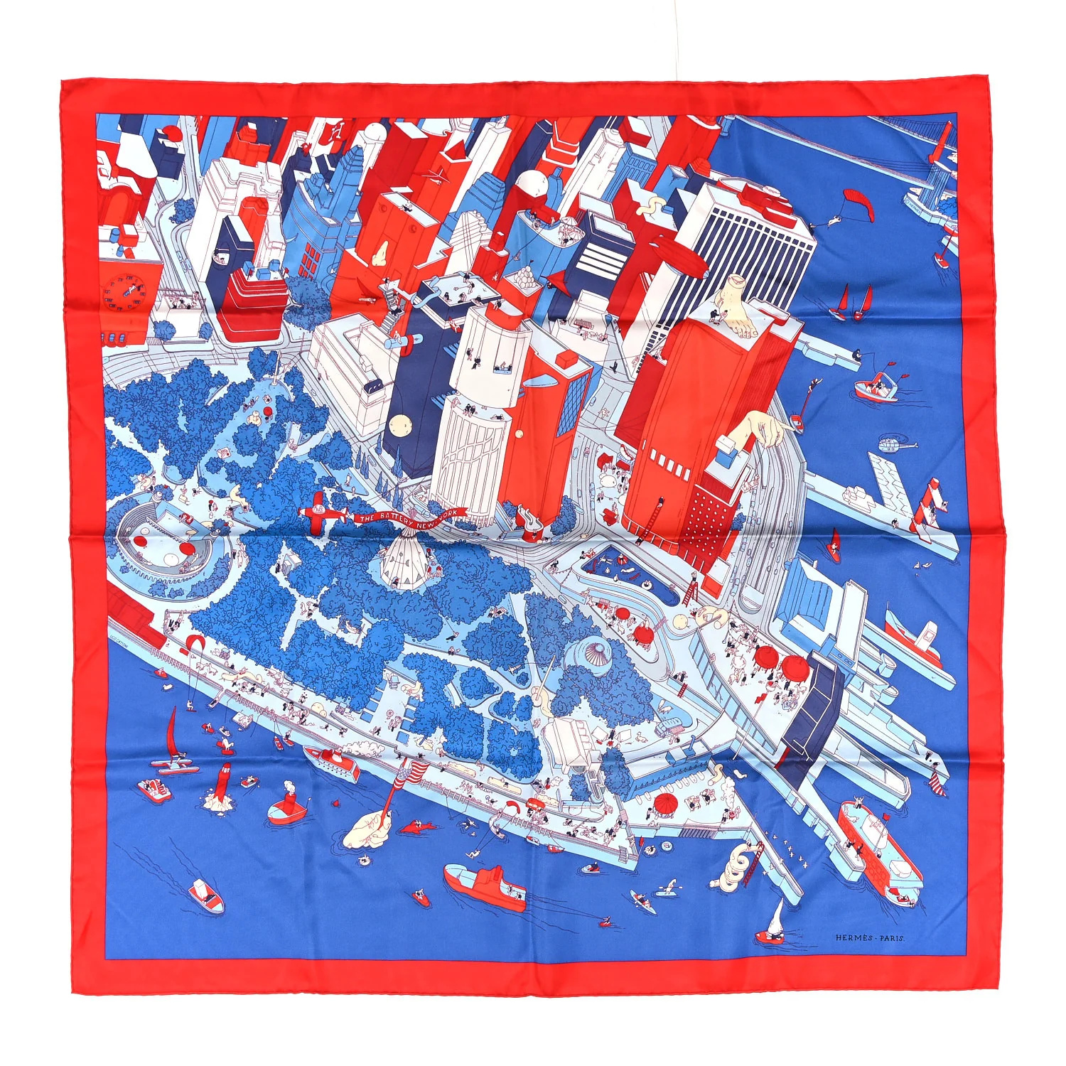 Silk The Battery New York Scarf 90