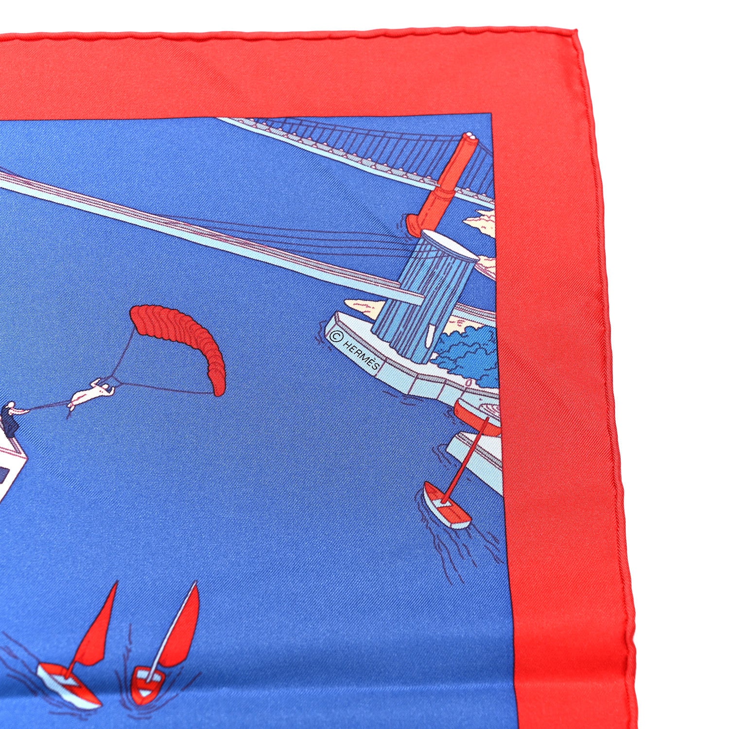 Silk The Battery New York Scarf 90 - Image 4