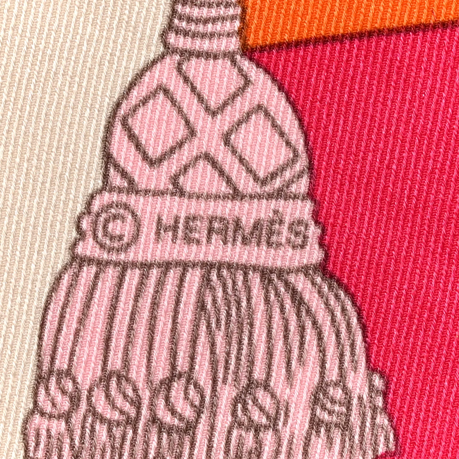Silk Tours De Cles Scarf 70 - Image 3