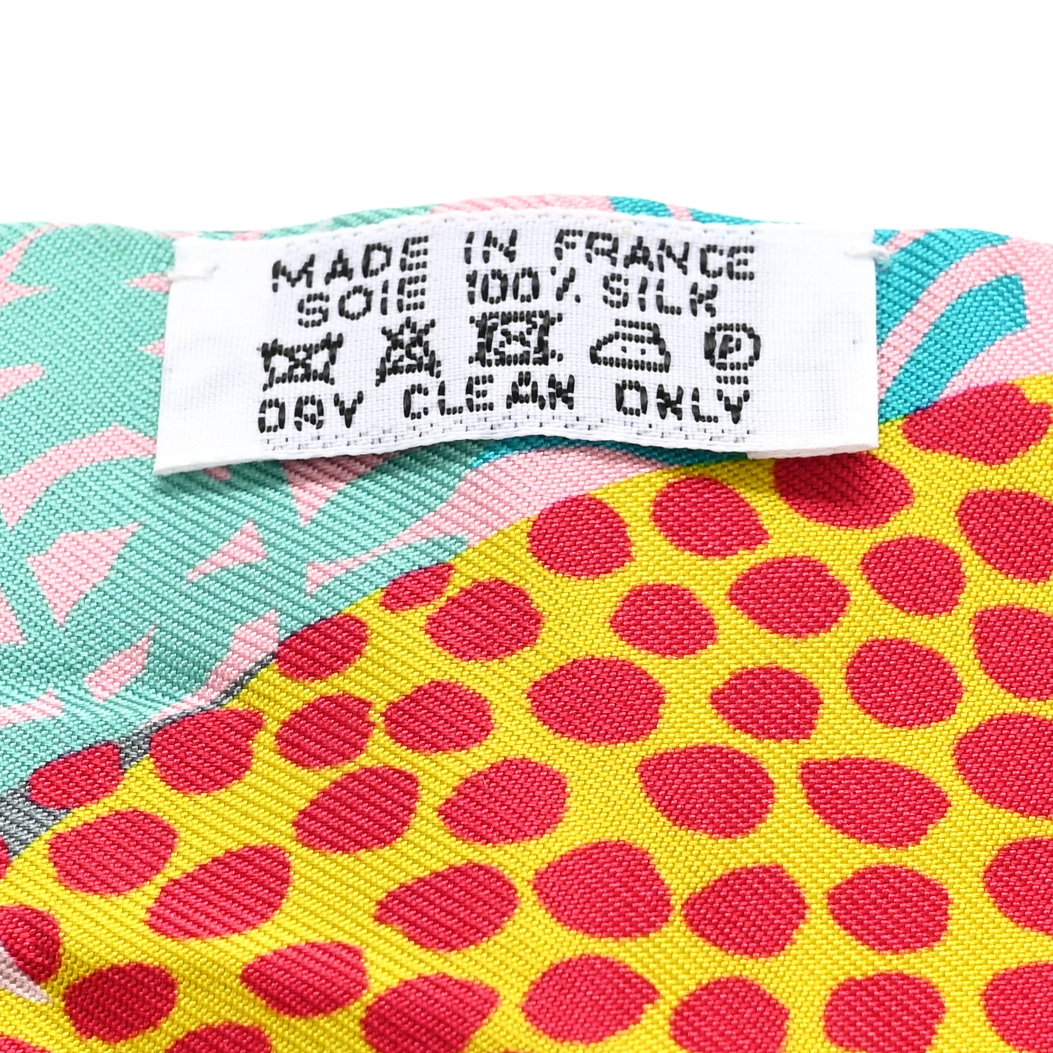 Silk Under The Waves Twilly Vert D Eau Jaune Soufre Rose - Image 4