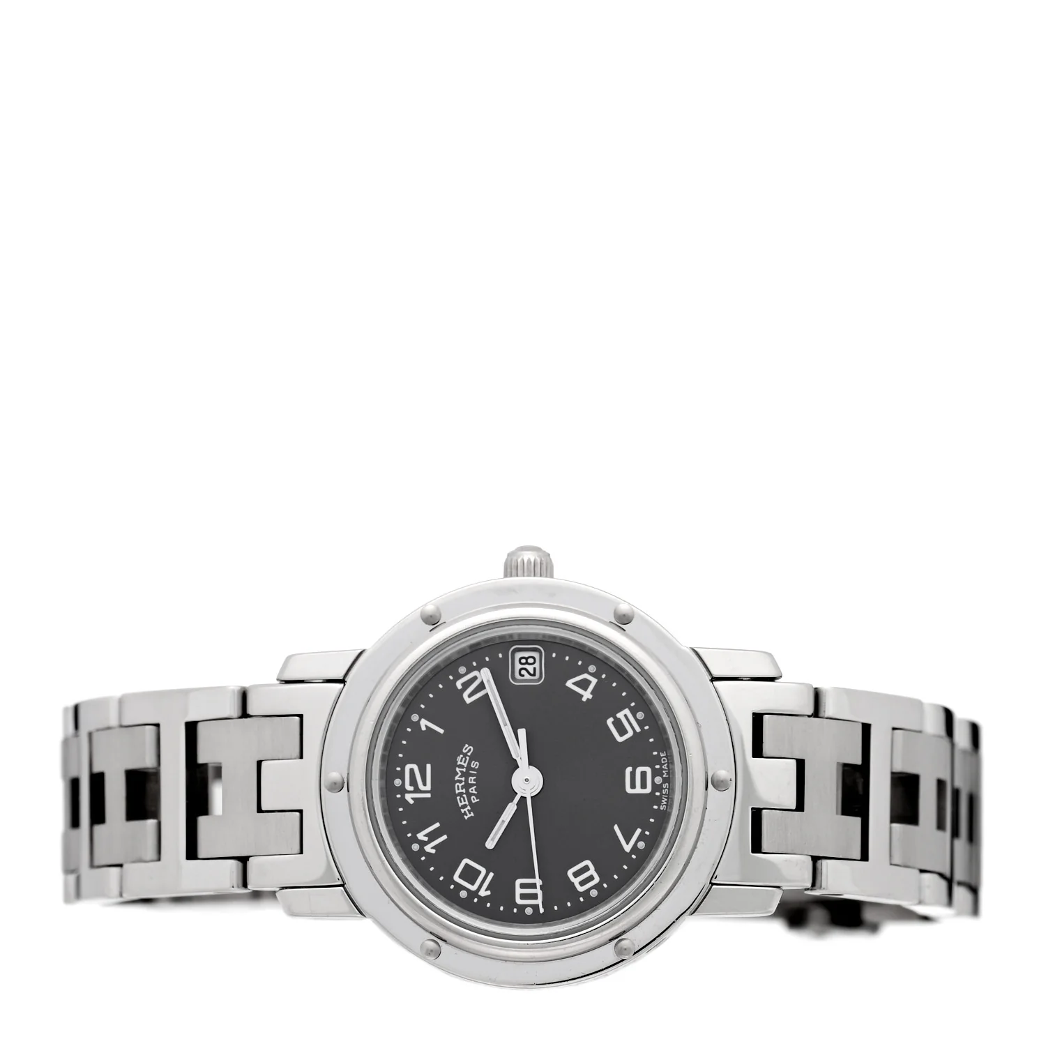 Stainless Steel 24mm Clipper Quartz Watch Grey - Image 2
