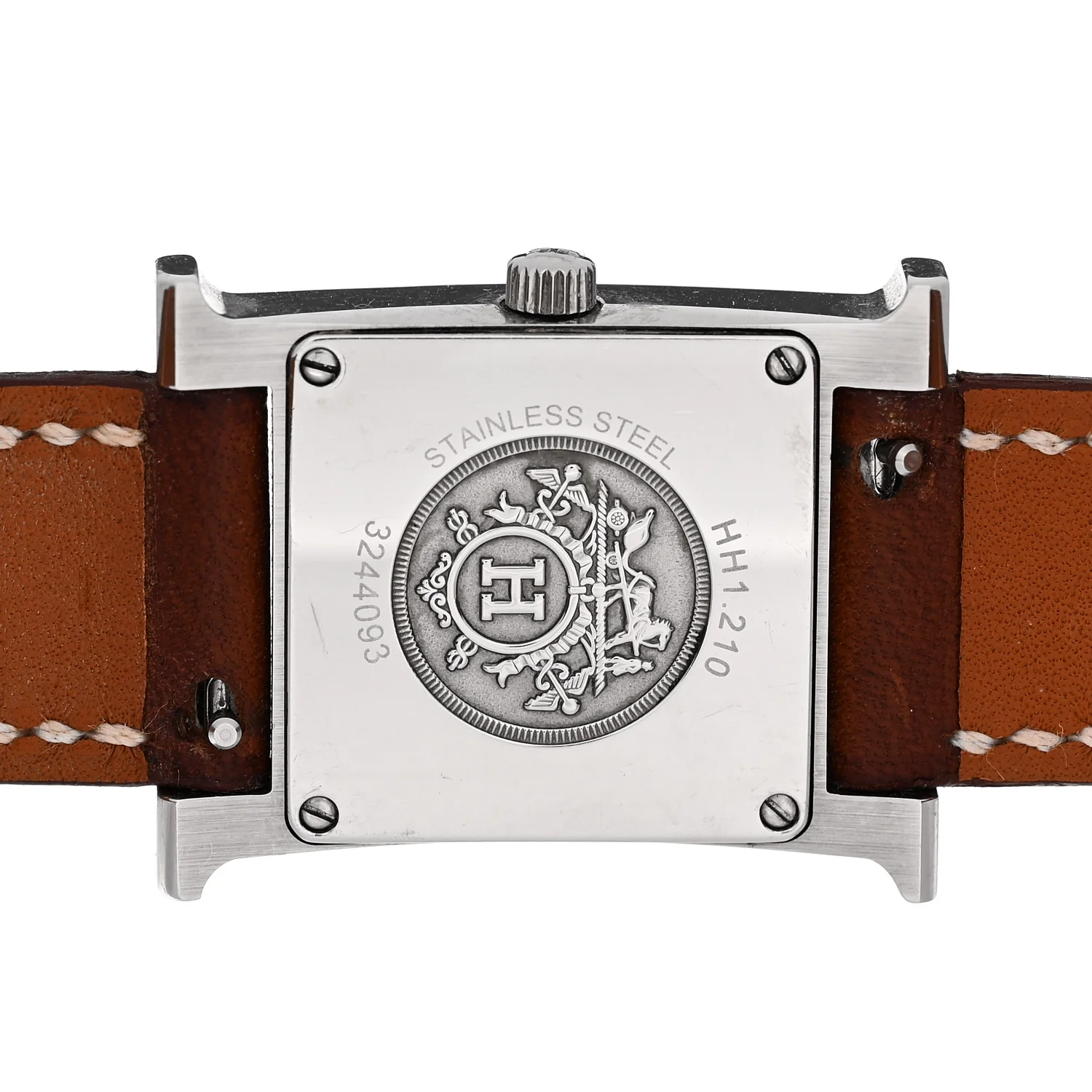 Stainless Steel Barenia 21mm Heure H Hour Quartz Watch Fauve - Image 4