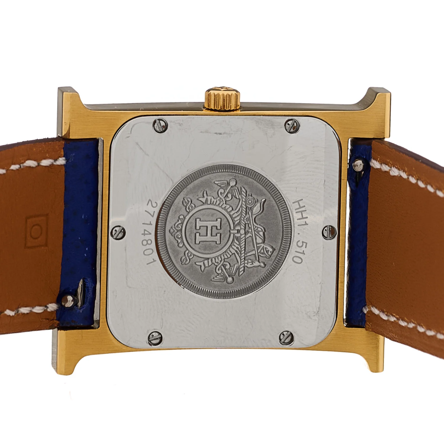 Stainless Steel Epsom 26mm Heure H Hour Quartz Watch Bleu Electrique - Image 4